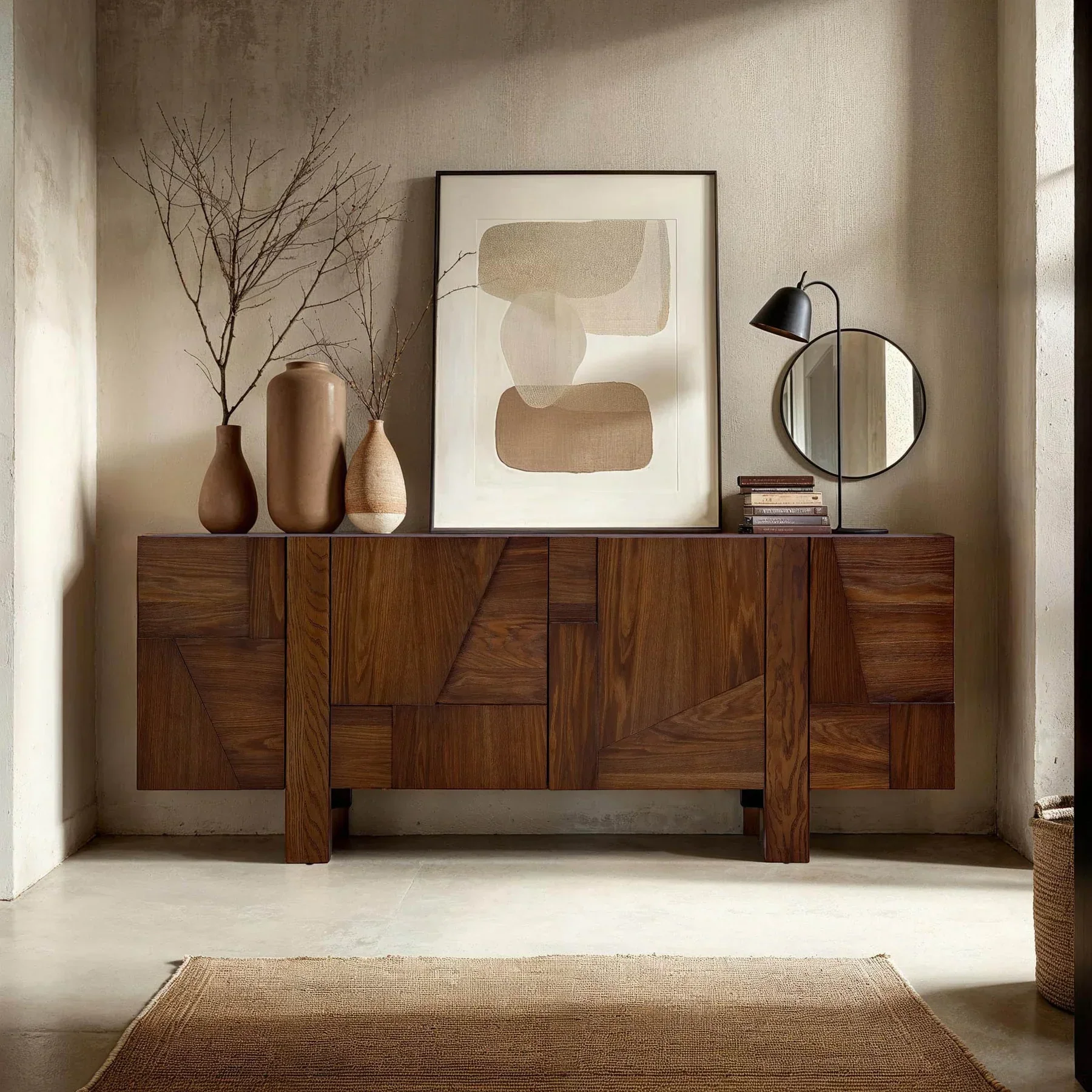 Abstract 4 Door Sideboard - Image 2