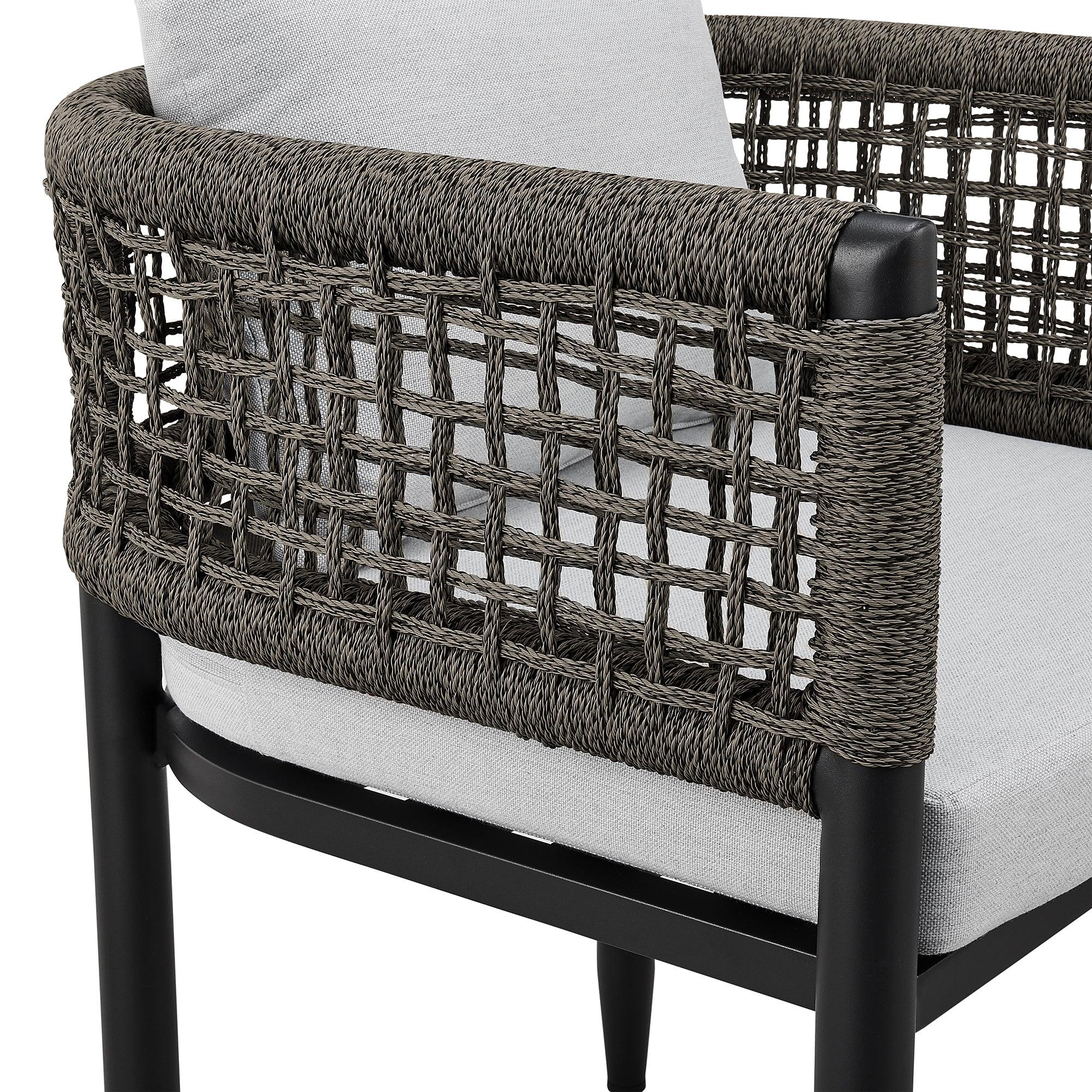 Alegria Outdoor Patio 5-Piece Dining Table Set - Image 7