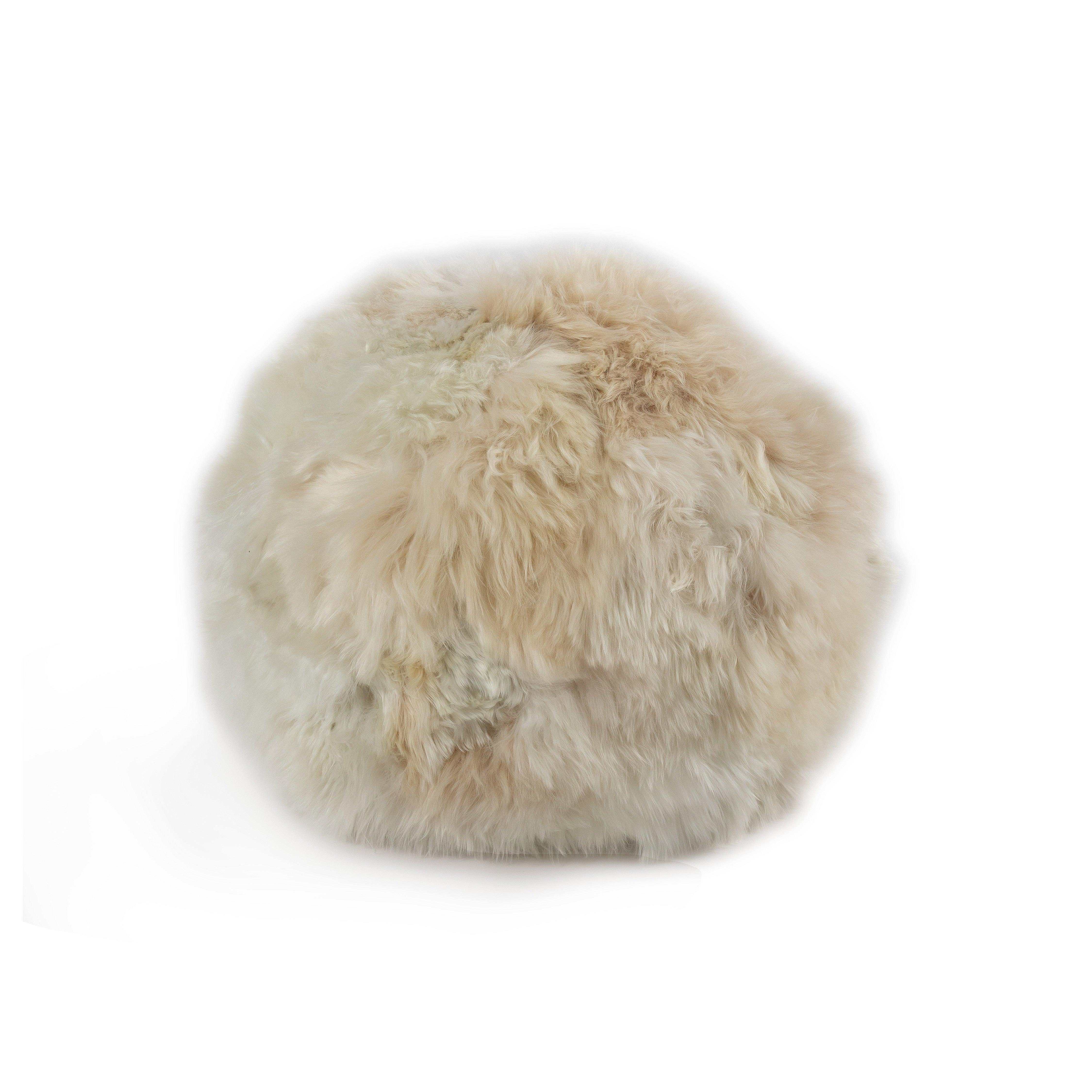 Alpaca Suri Ball Cushion - Image 2