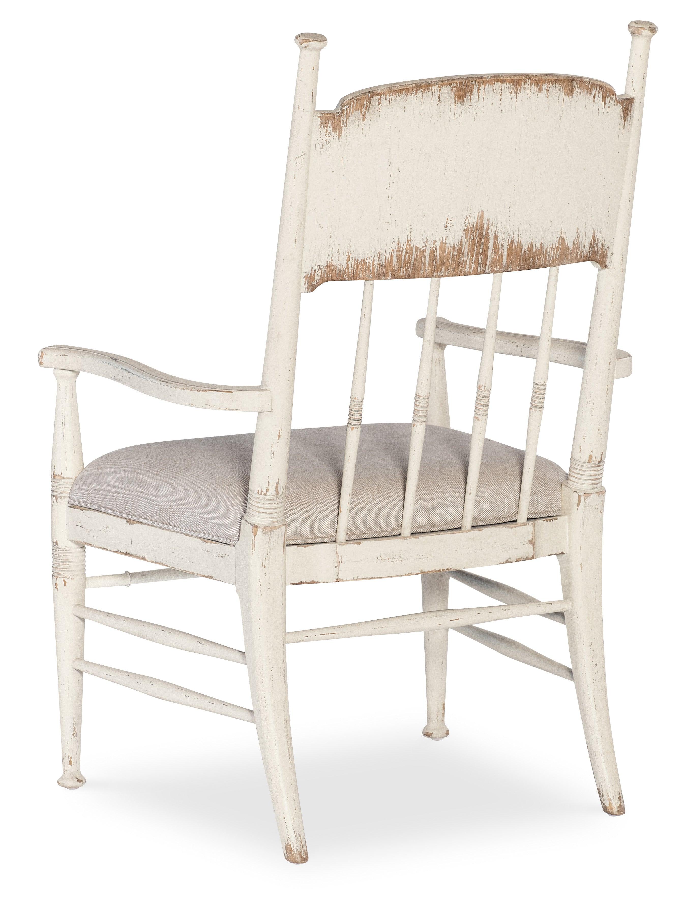 Americana Upholstered Seat Arm Chair - Set of 2 - Daisy - Image 2