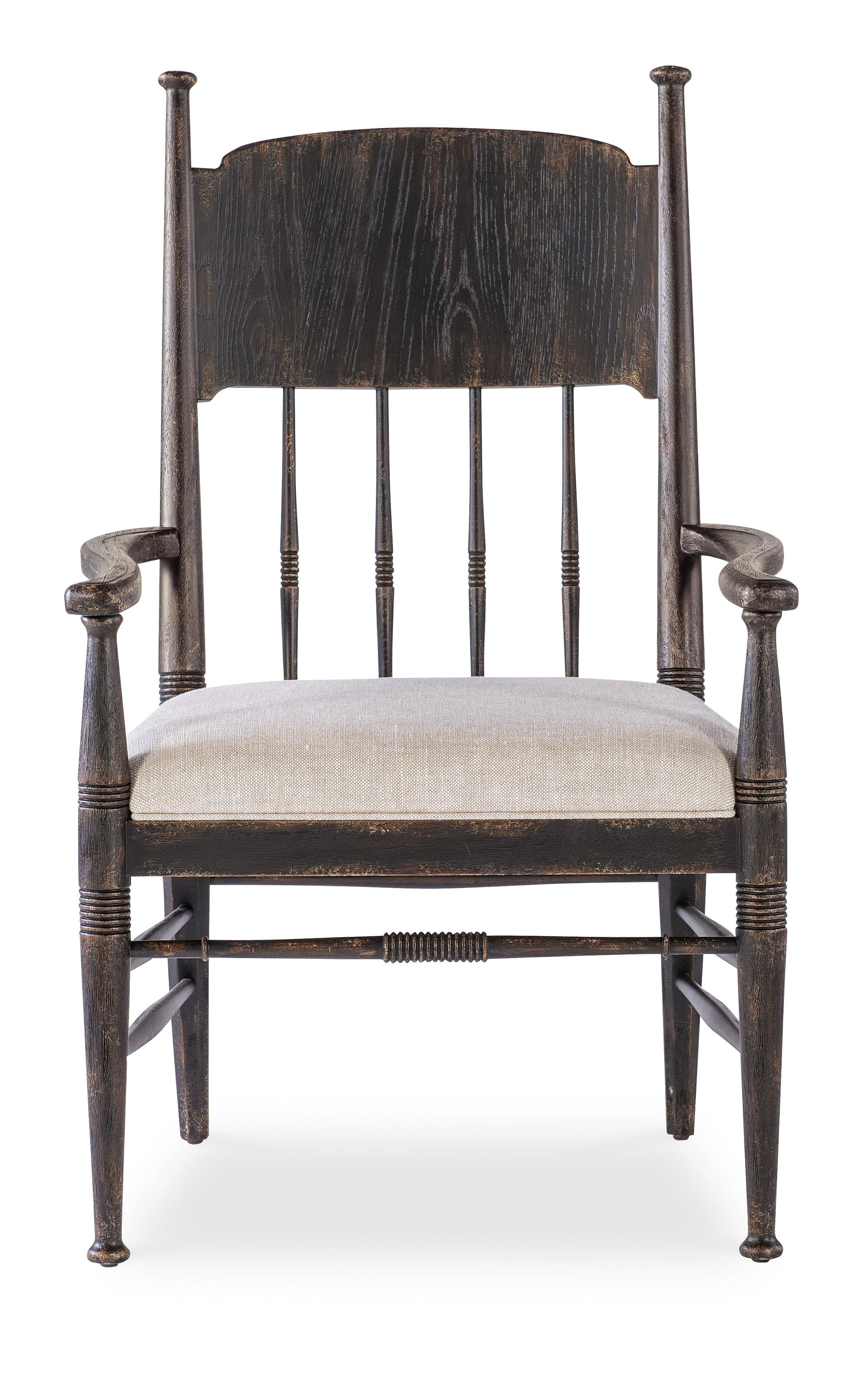 Americana Upholstered Seat Arm Chair - Set of 2 - Molasses - Image 3