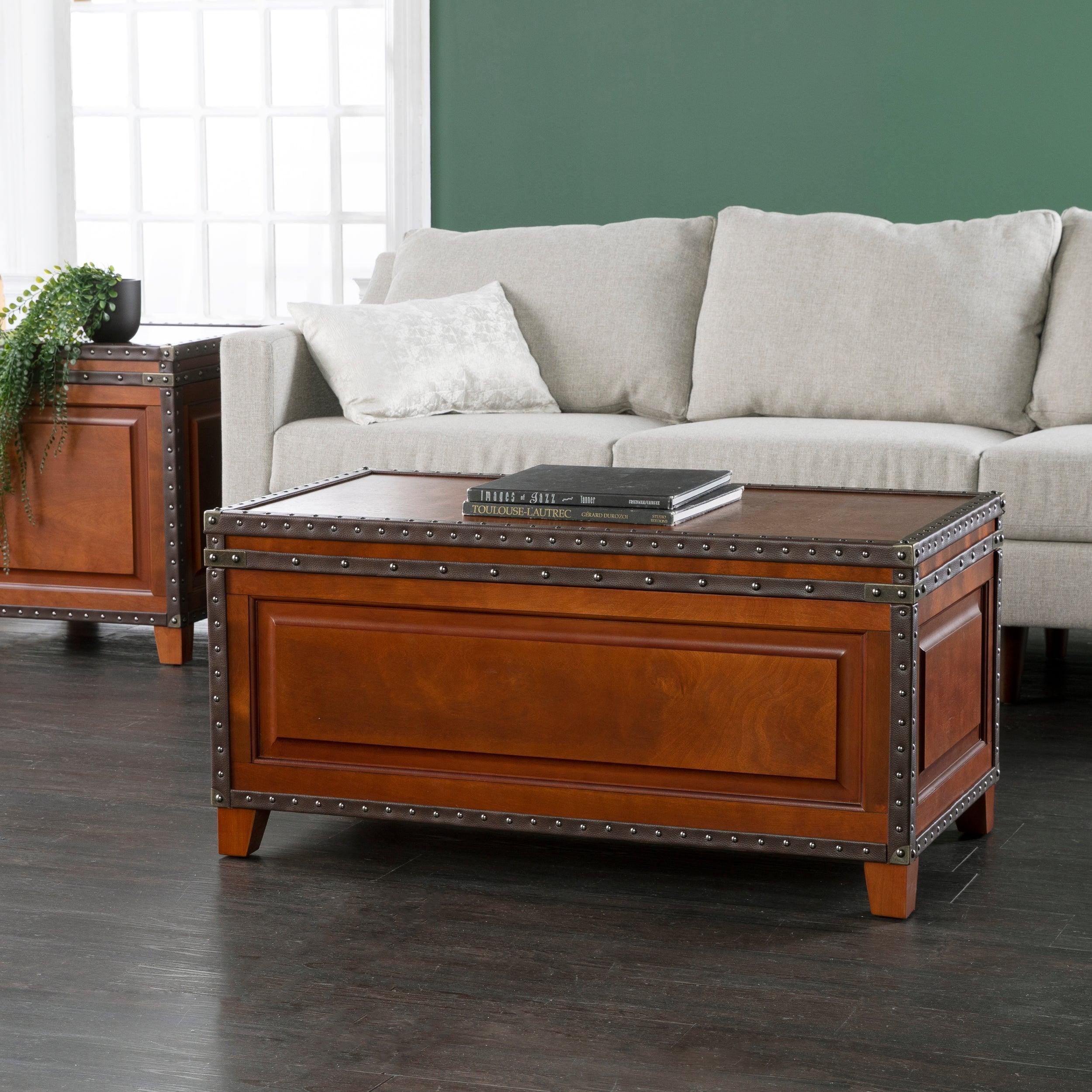 Amherst Trunk Coffee Table w/ Storage - Image 2