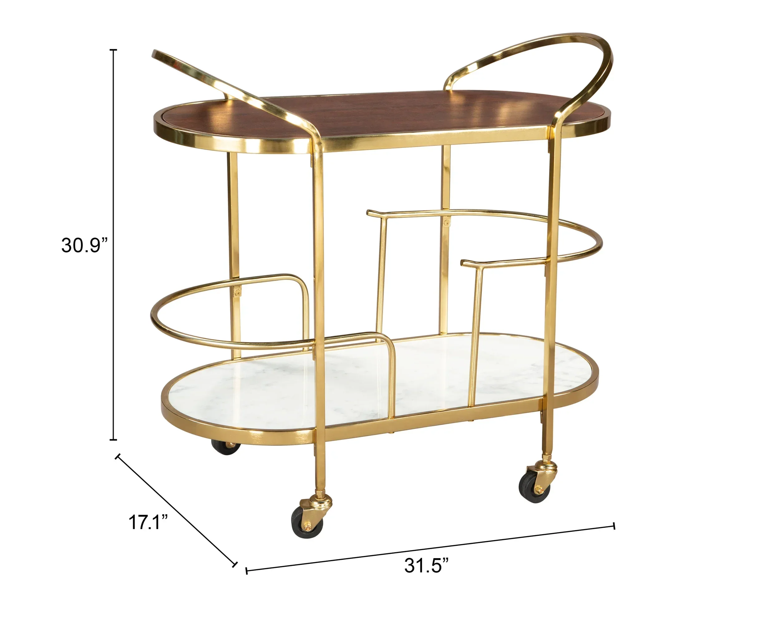 Antalya Bar Cart Multicolor - Image 5