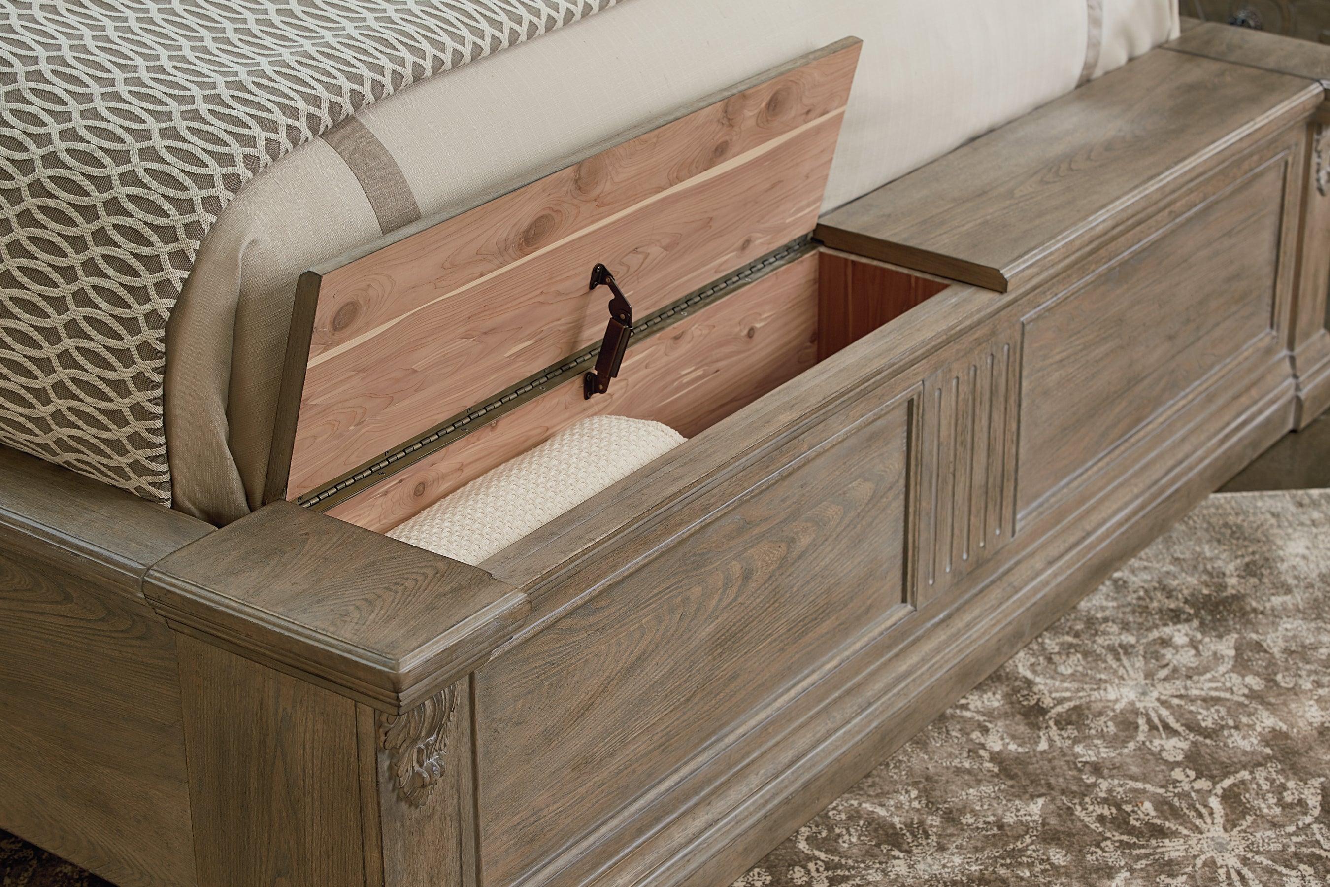 Arch Salvage Queen Chambers Panel Bed - Image 3