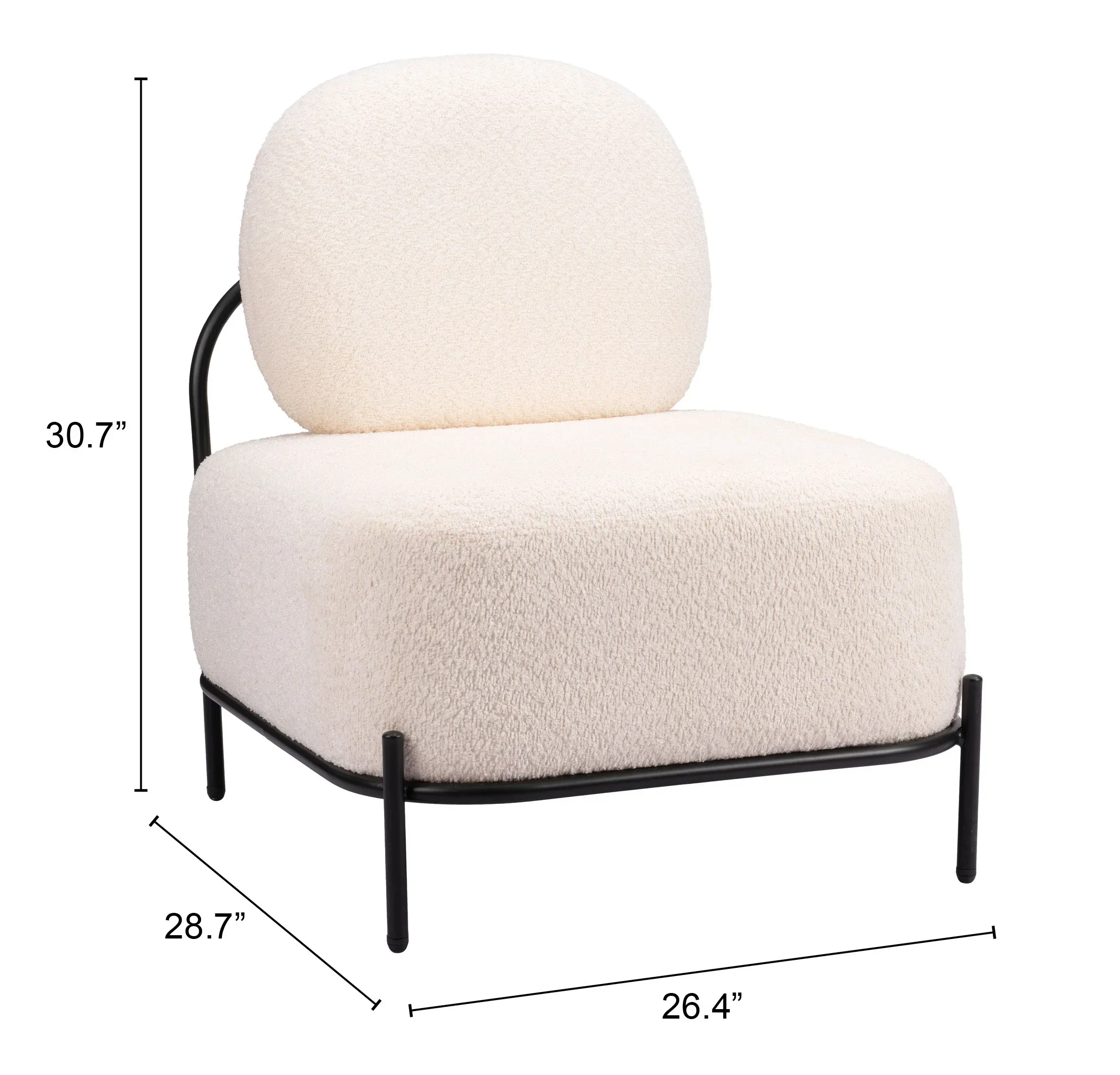Arendal Accent Chair Vanilla - Image 7