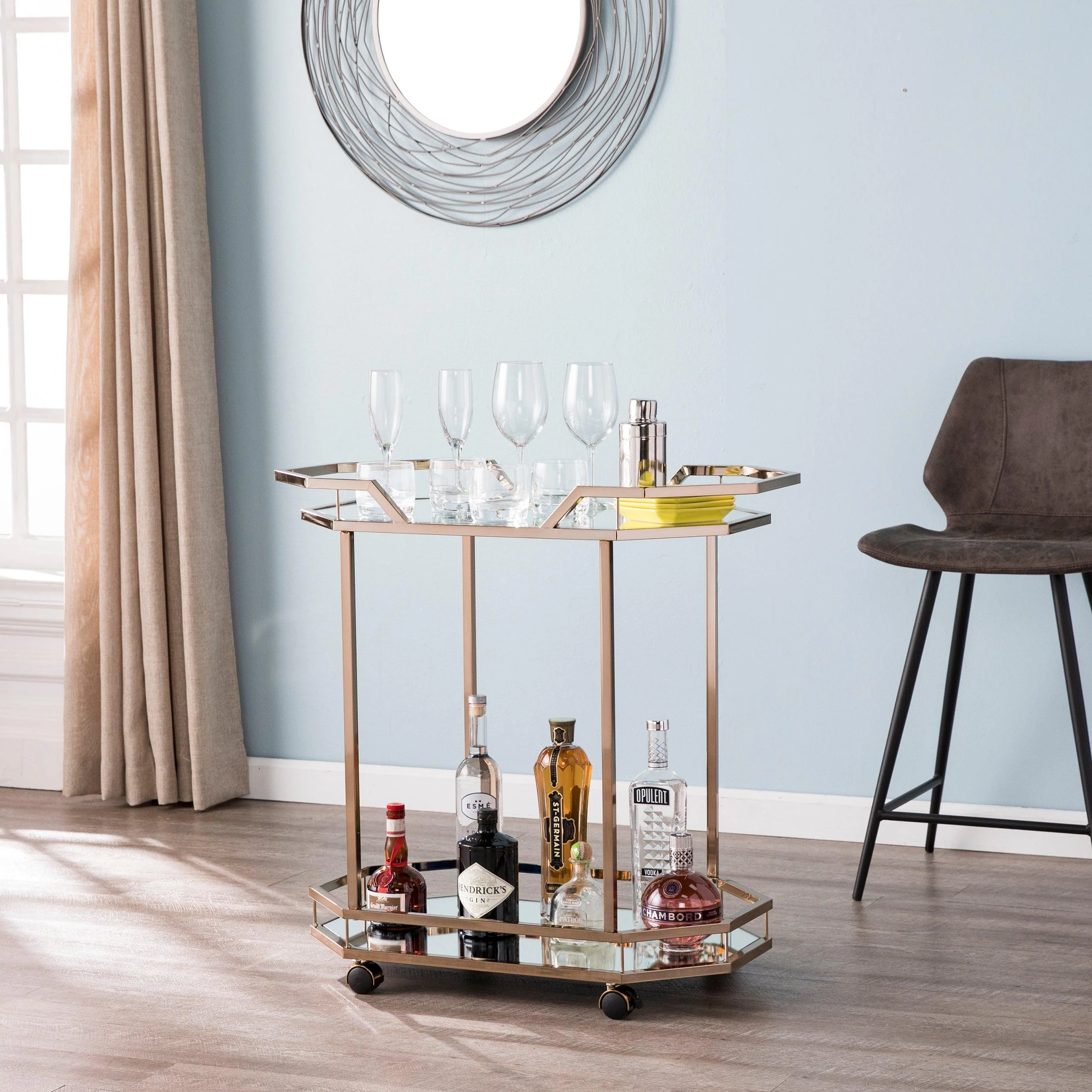 Ari Art Deco Bar Cart - Image 2