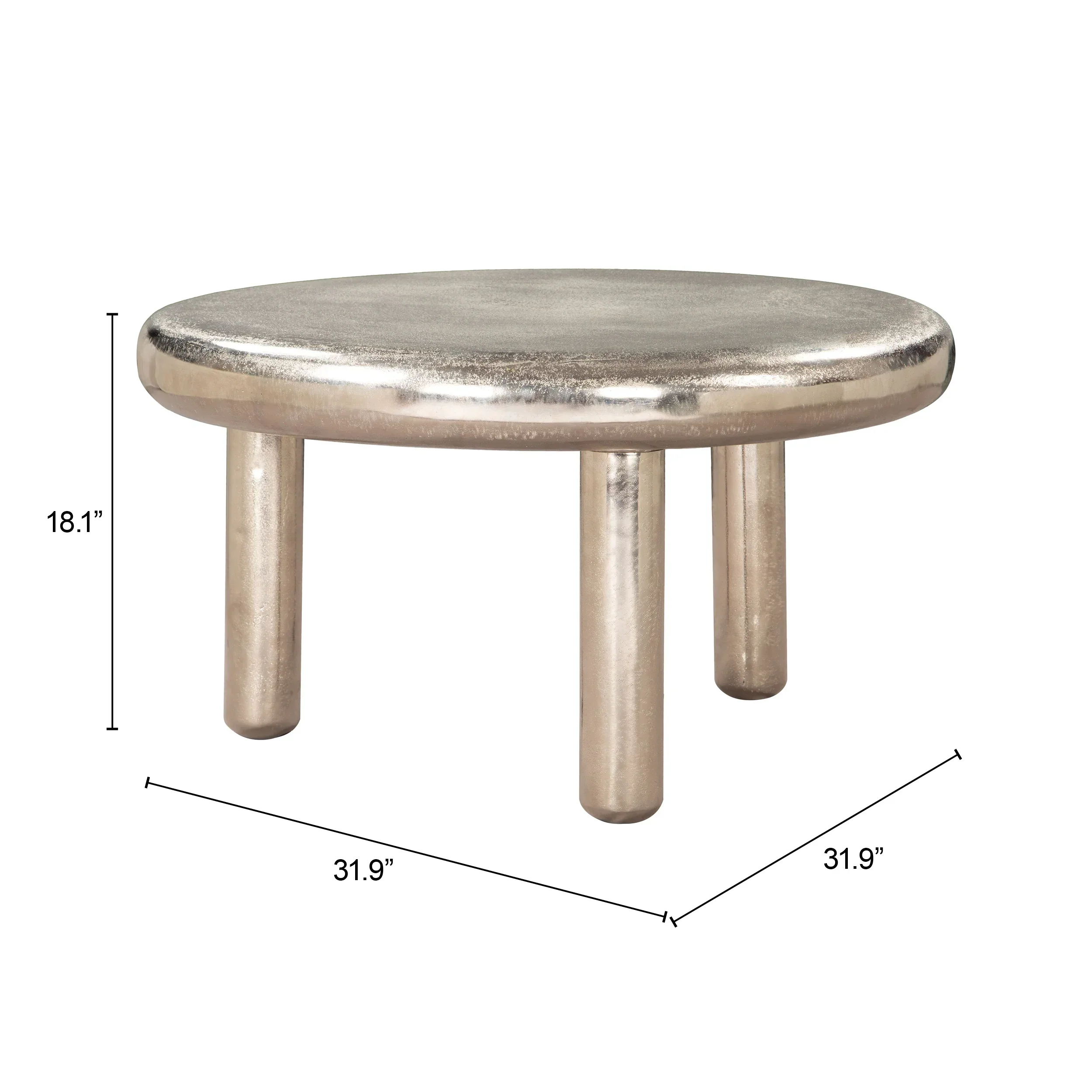 Arian Coffee Table Silver - Image 5