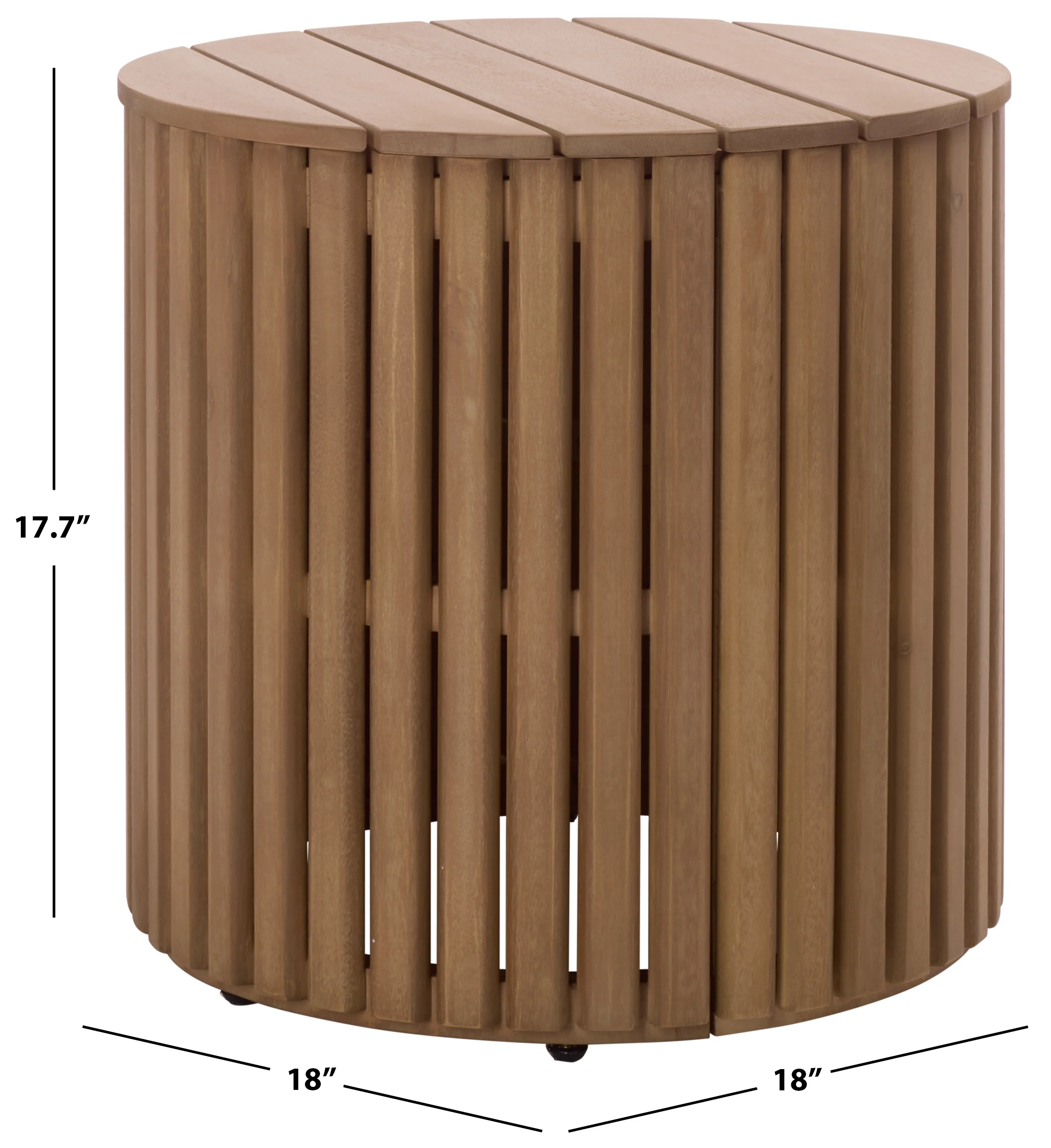 Arielle Eucalyptus Wood Accent Table - Image 5