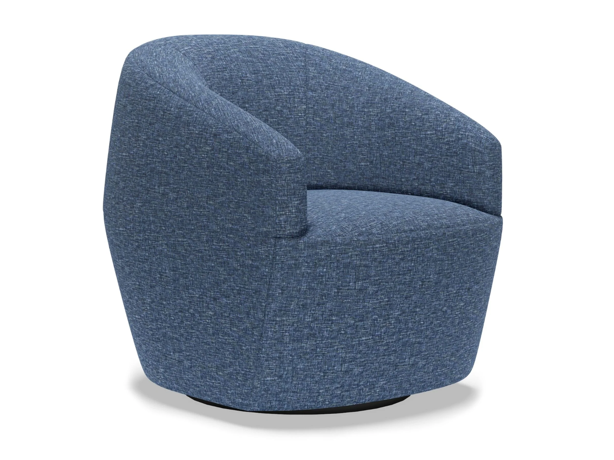 Natalie Upholstered Swivel Chair - Image 7