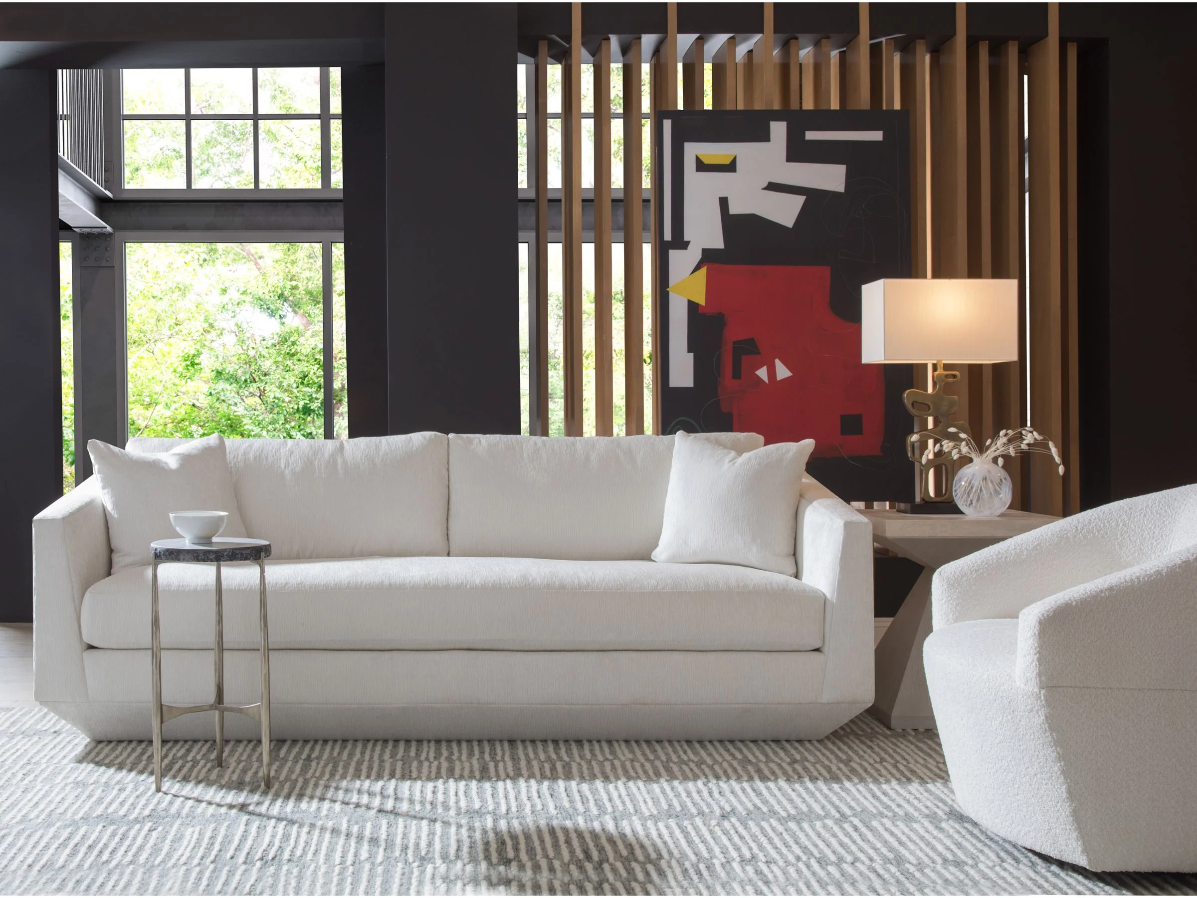 Veronica Bench Seat Upholstered Sofa - Image 3
