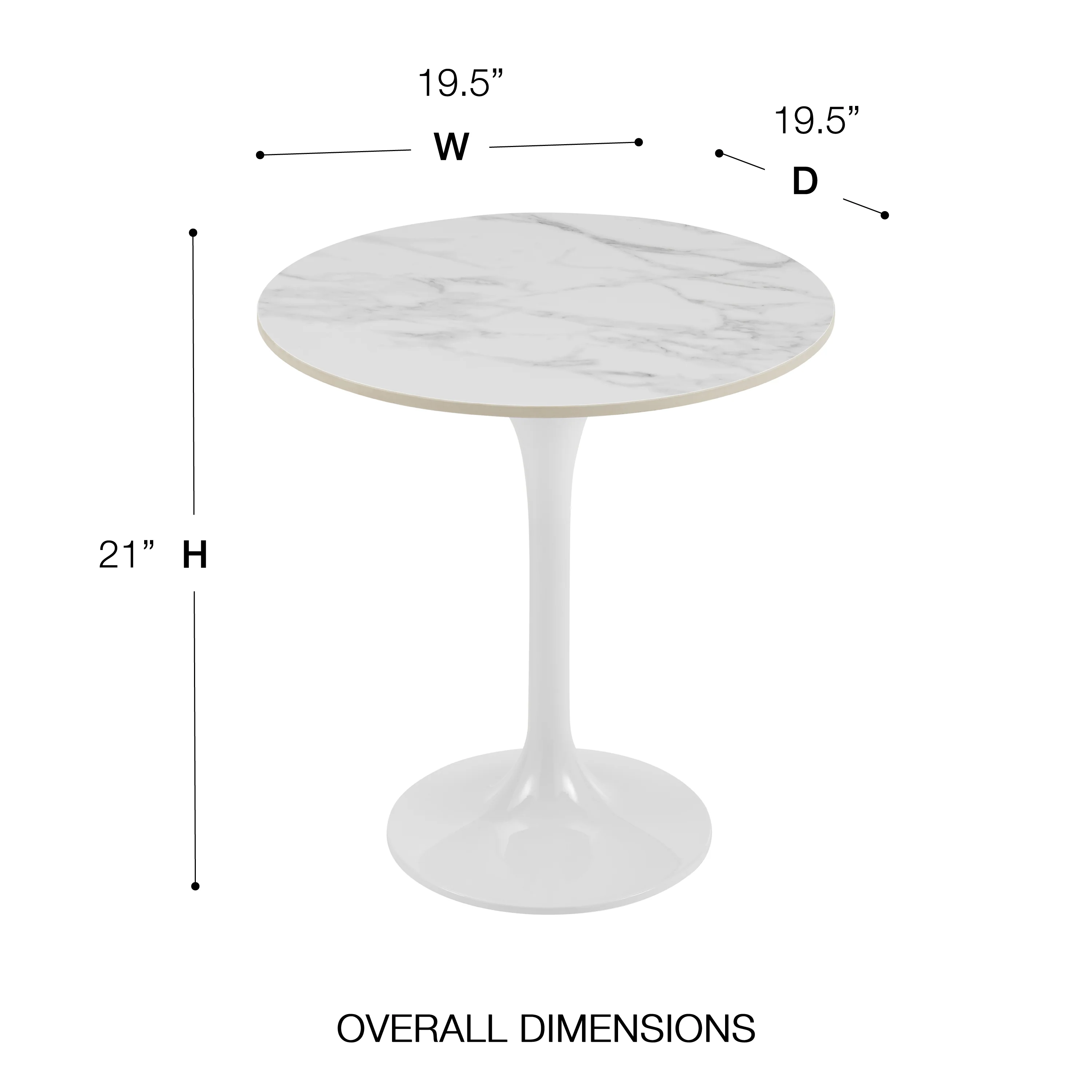 Astrid 20" Side Table - Image 7