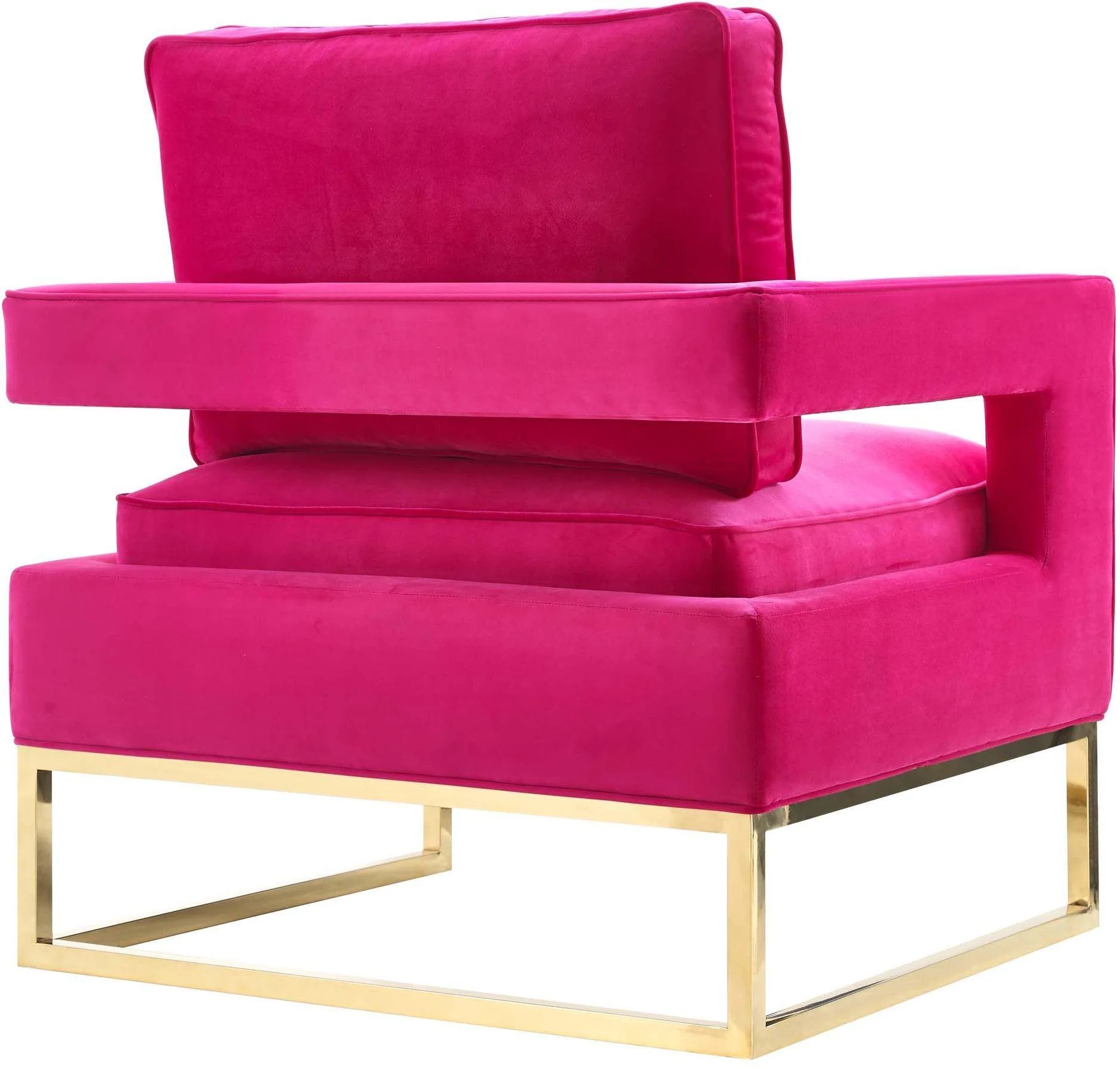 Avery Chair With Polished Gold Base - Image 10
