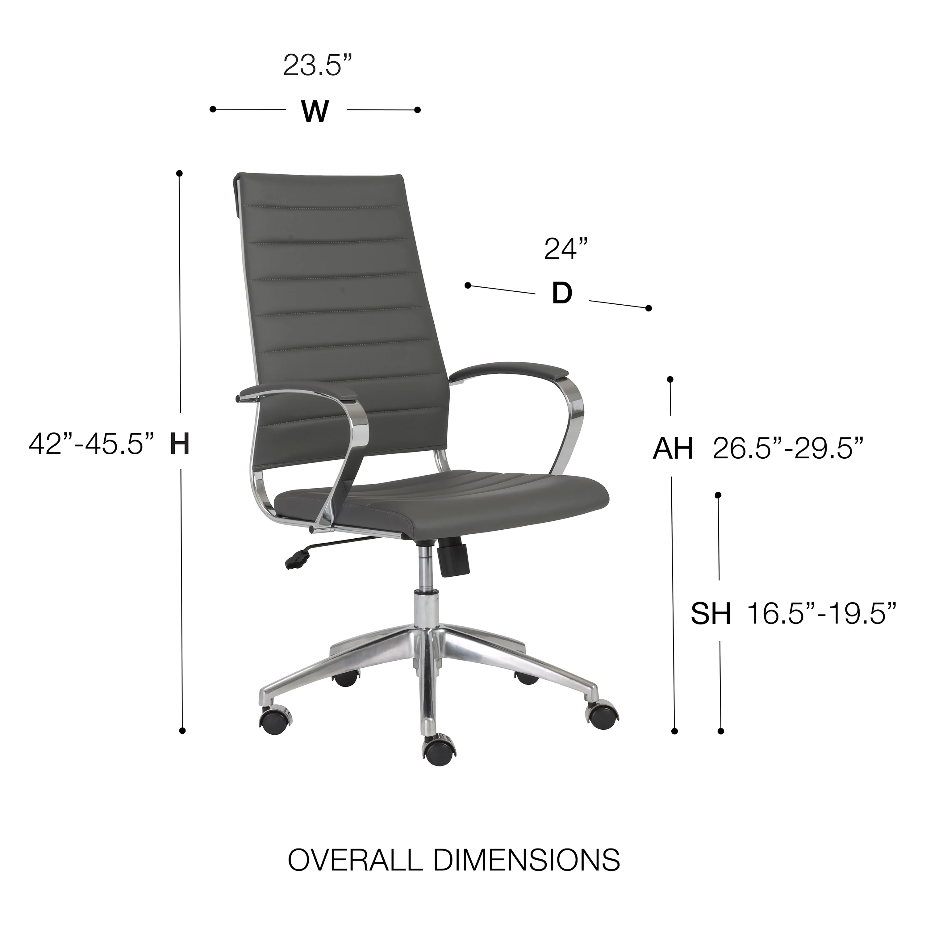 Axel High Back Office Chair - Image 12
