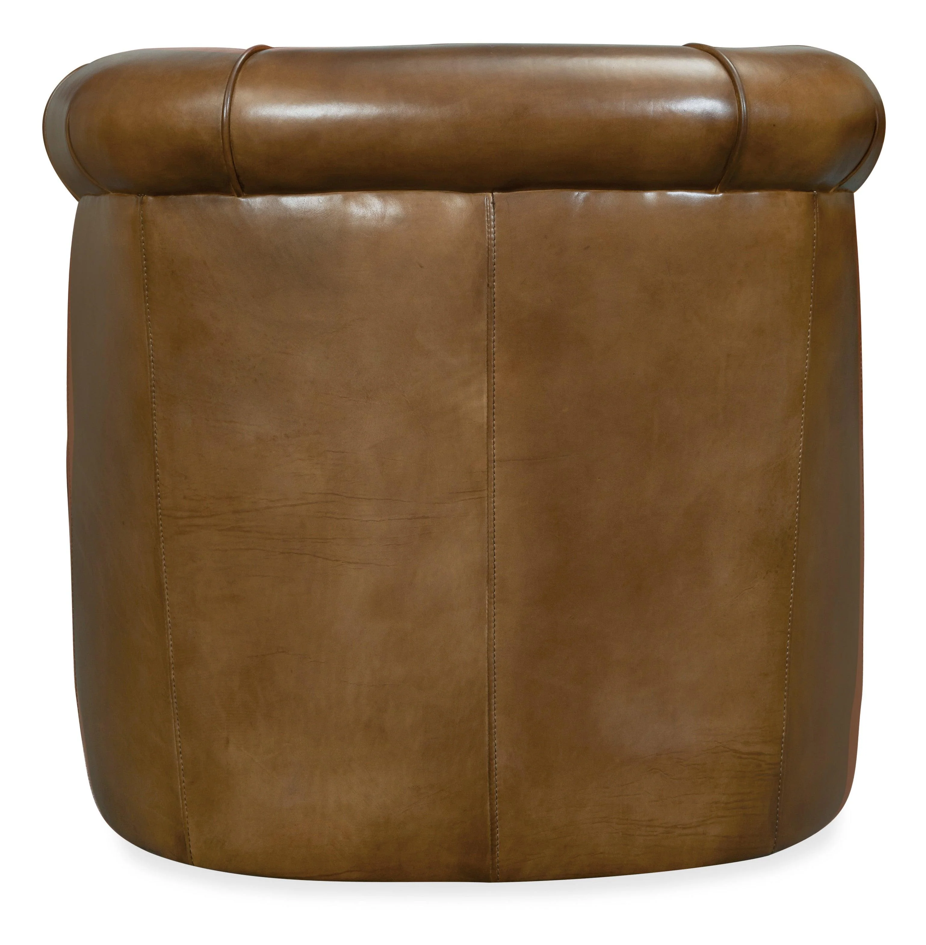 Axton Swivel Leather Club Chair - Image 2