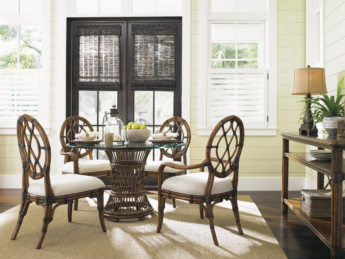 Bali Hai Aruba Dining Table With 48 Inch Glass Top - Image 4