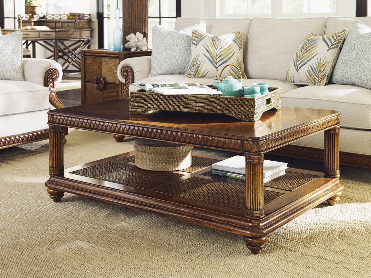Bali Hai Vineyard Point Rectangular Cocktail Table - Image 2