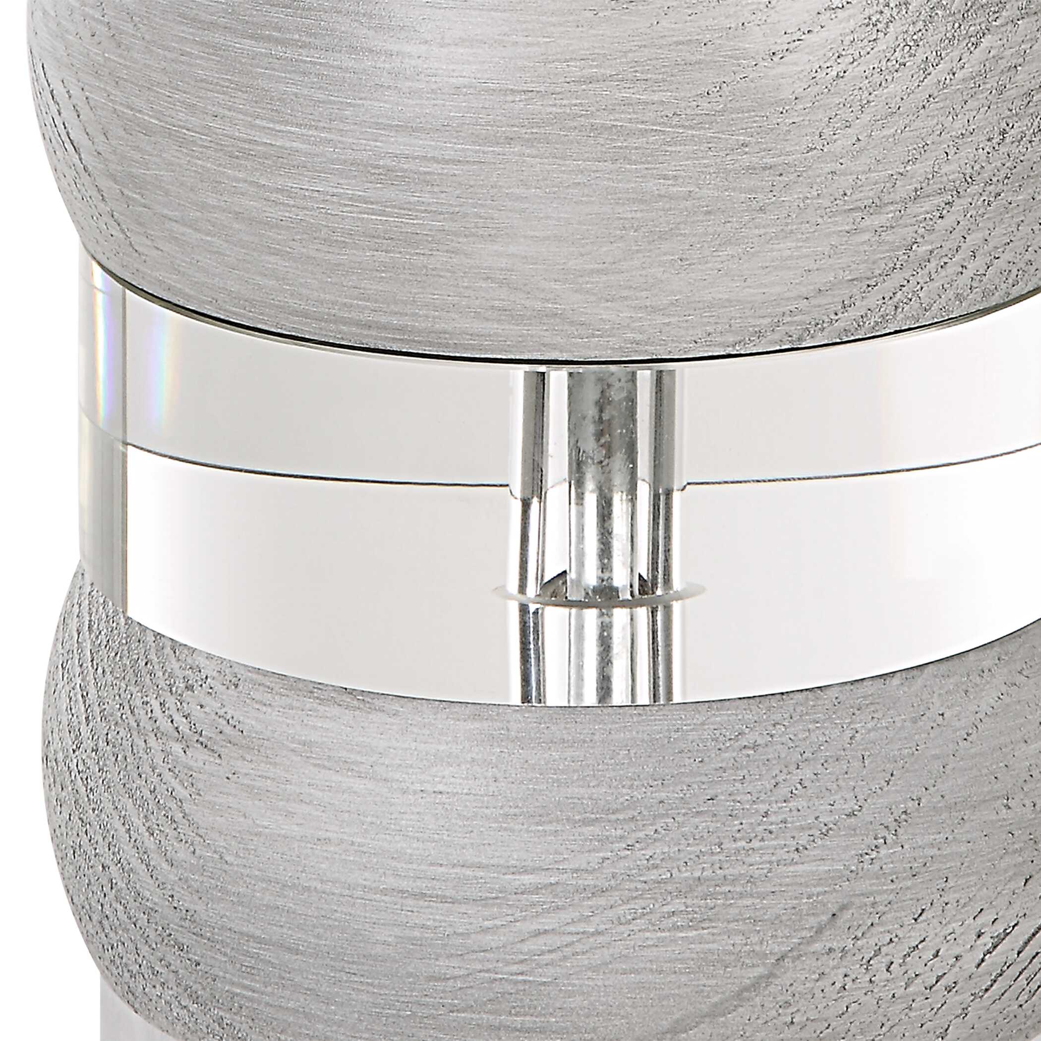 Band Together Crystal & Wood Table Lamp - Image 6