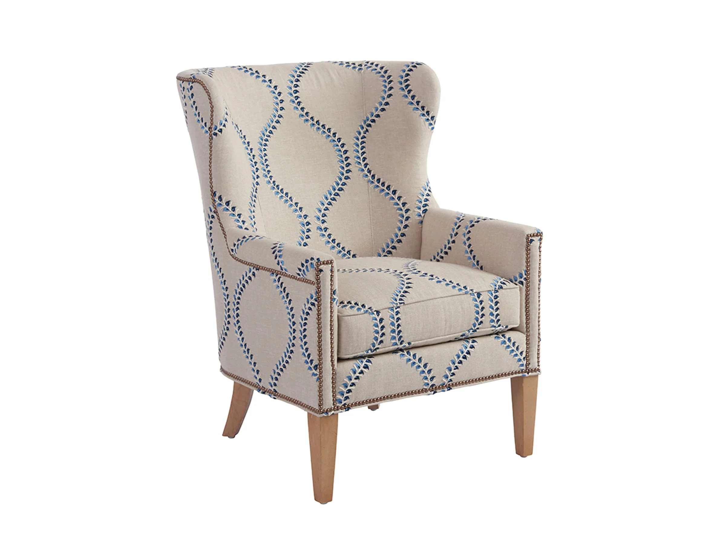 Avery Wing Upholstered Chair - Image 4
