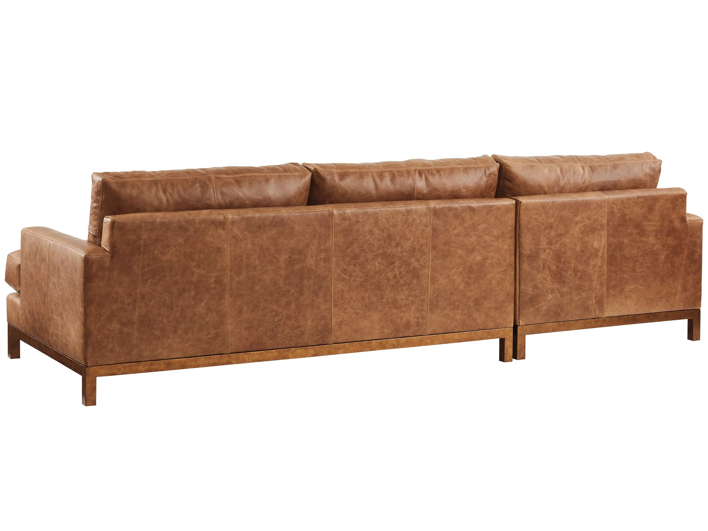 Horizon Leather Sectional Ll5178-53rcb/57lcb - Image 2