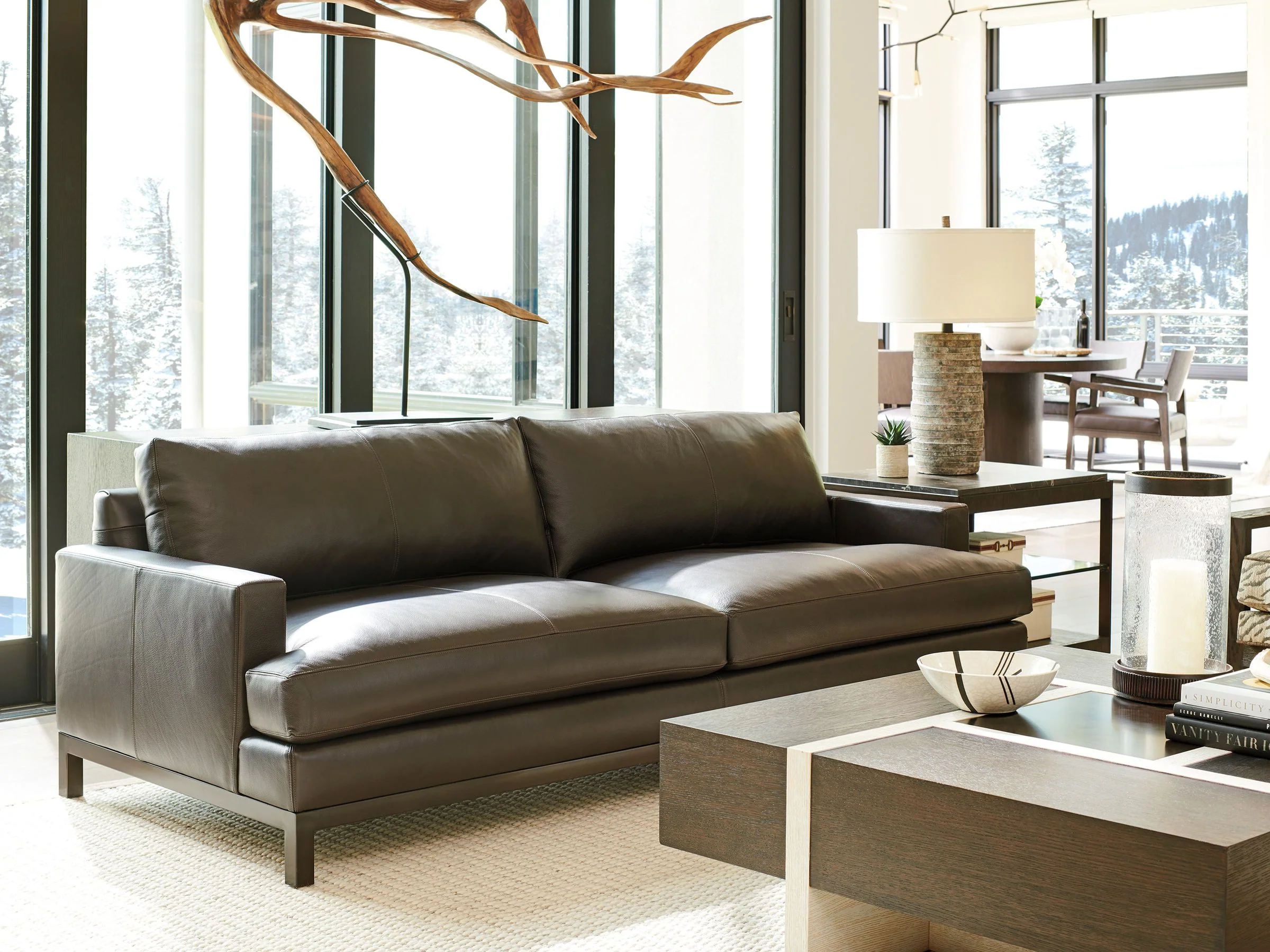 Horizon Leather Sofa - Image 3