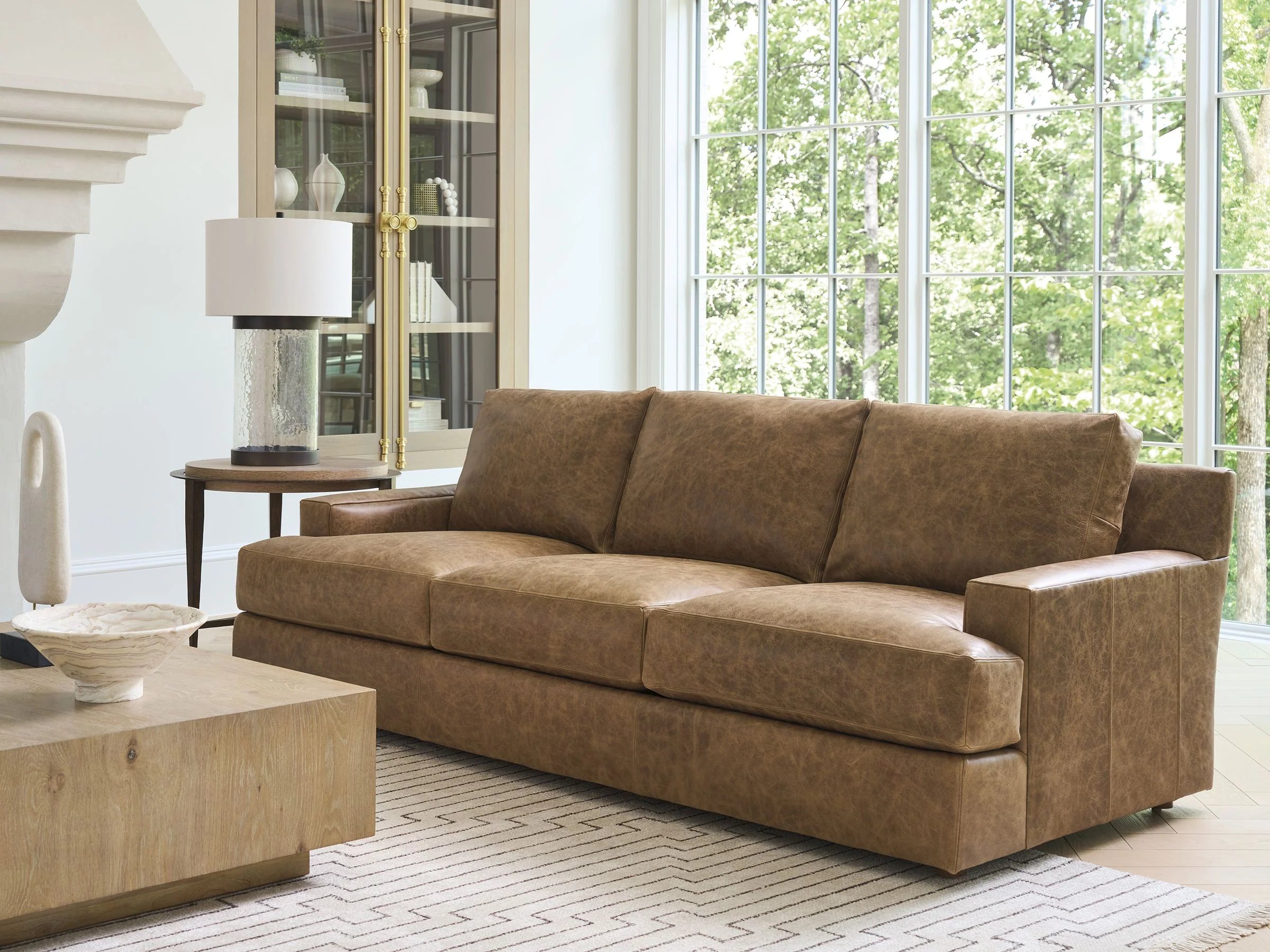 Millington Leather Sofa - Image 3