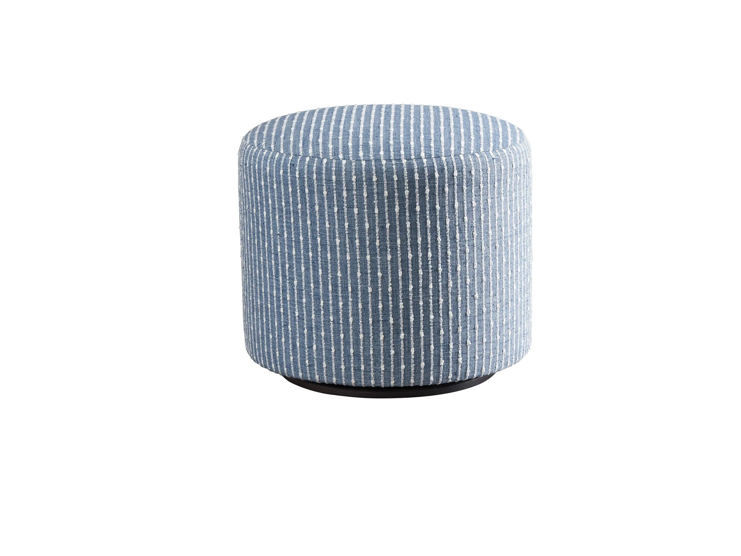 Three Arch Swivel Upholstered Ottoman - Image 3