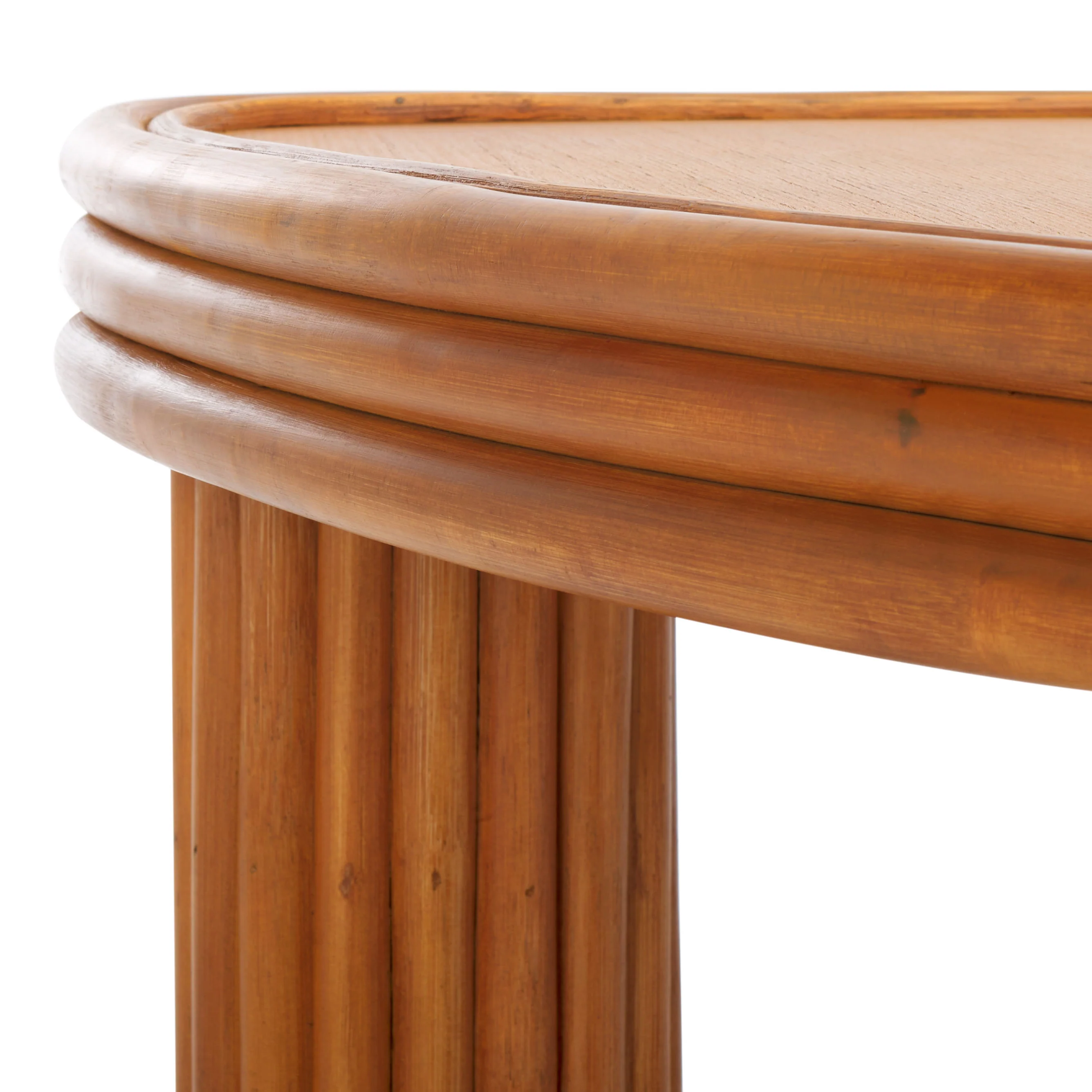 Bayard Rattan Triangle Coffee Table - Image 5