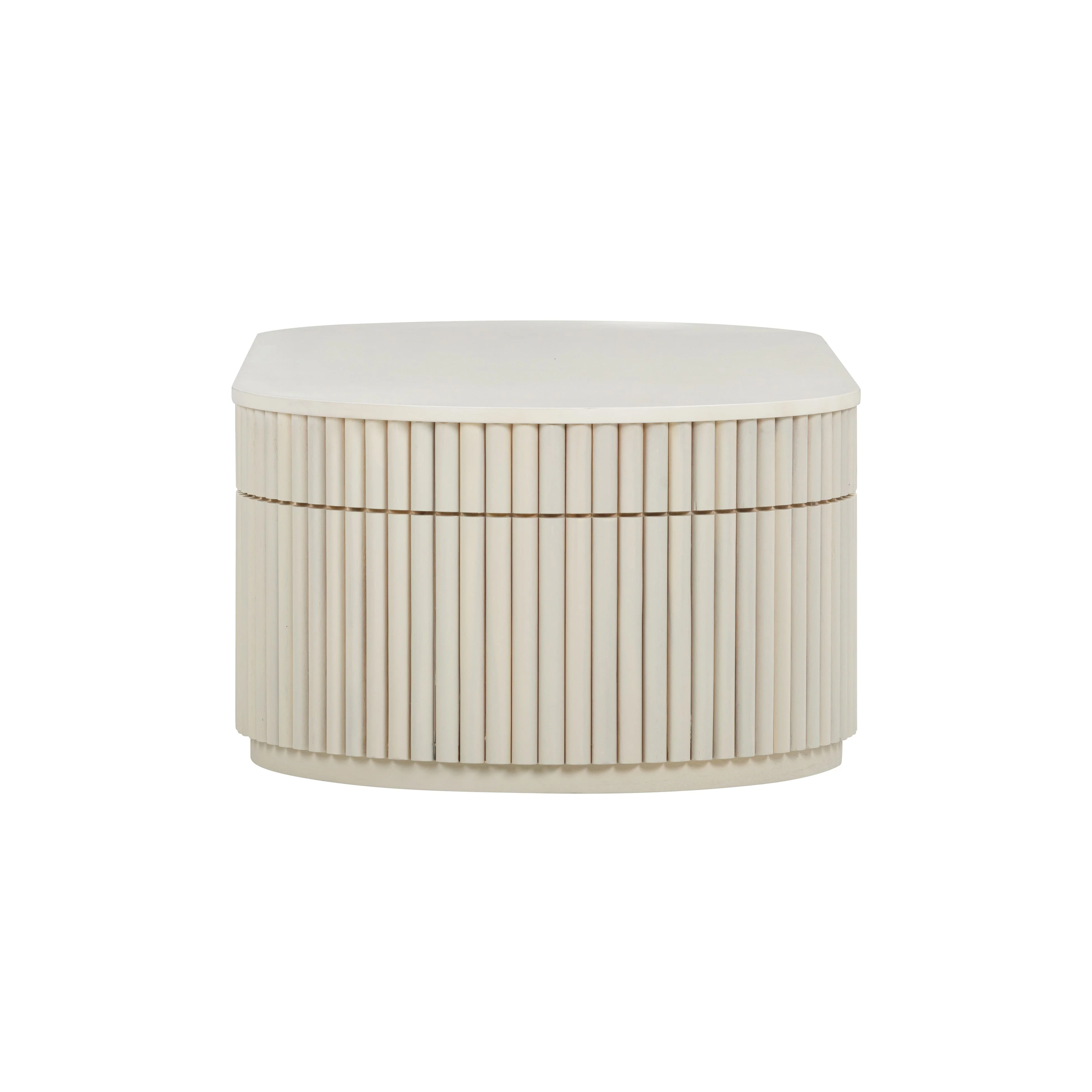 Bella Cream Oval Coffee Table - Image 4