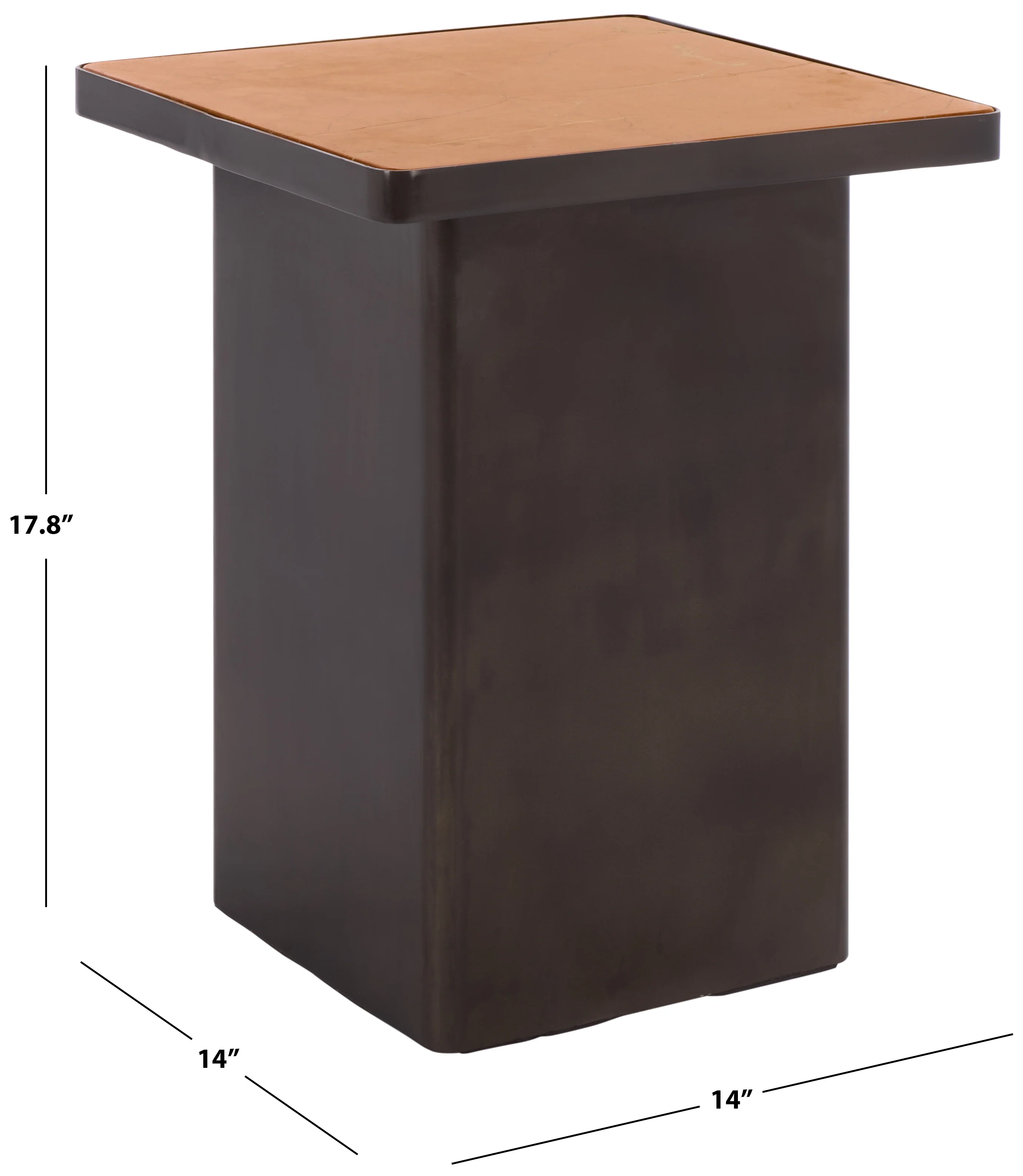 Bellatressa Square Marble Top Accent Table - Image 7