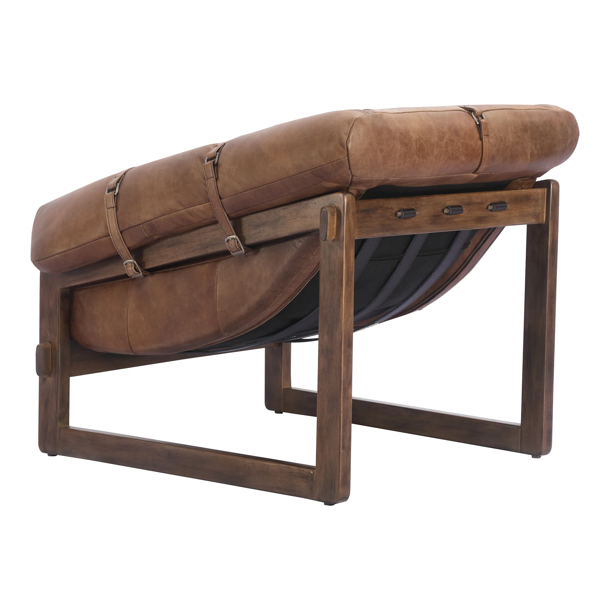Bellos Accent Chair Open Road Brown Leather - Image 6