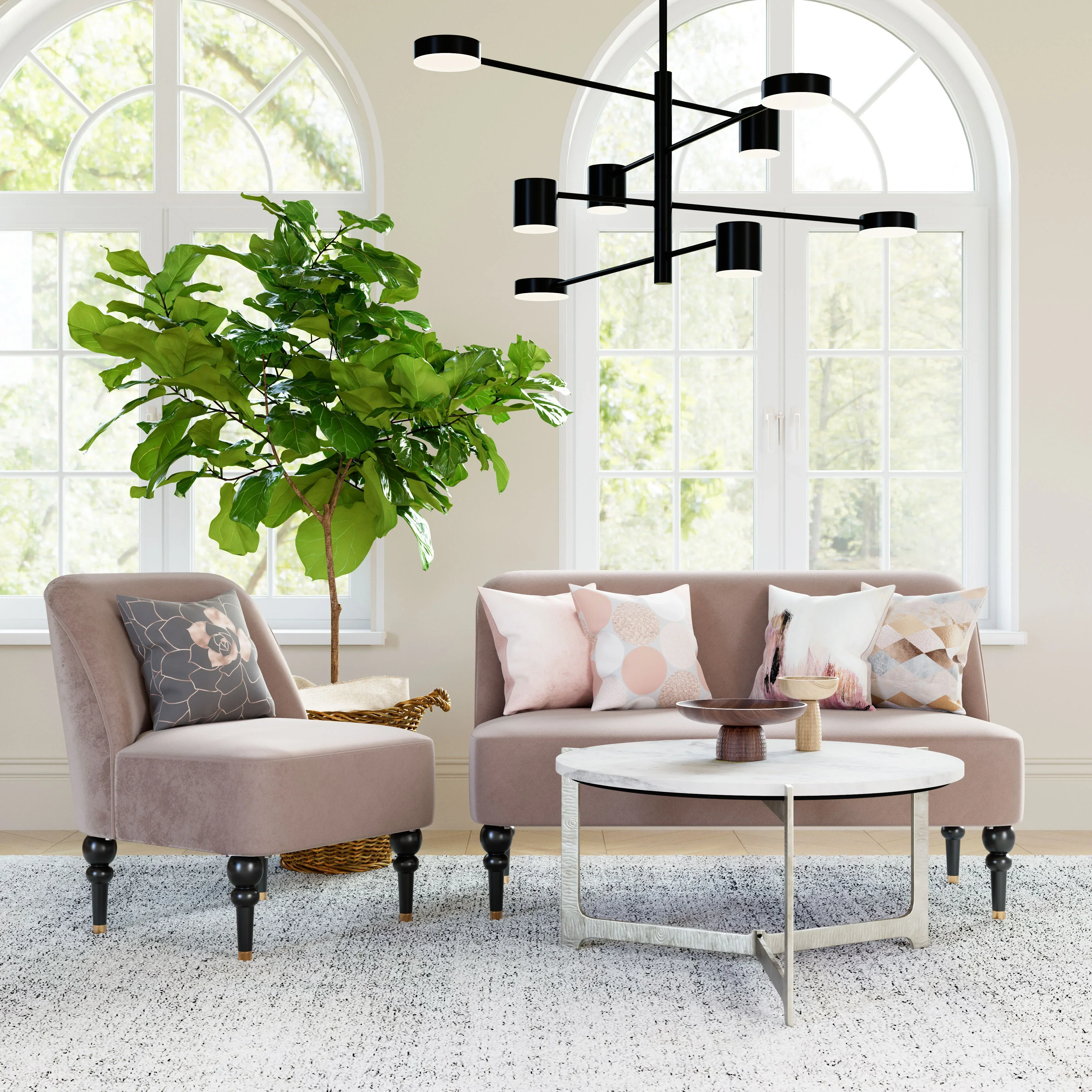 Bintulu Accent Chair Taupe - Image 3