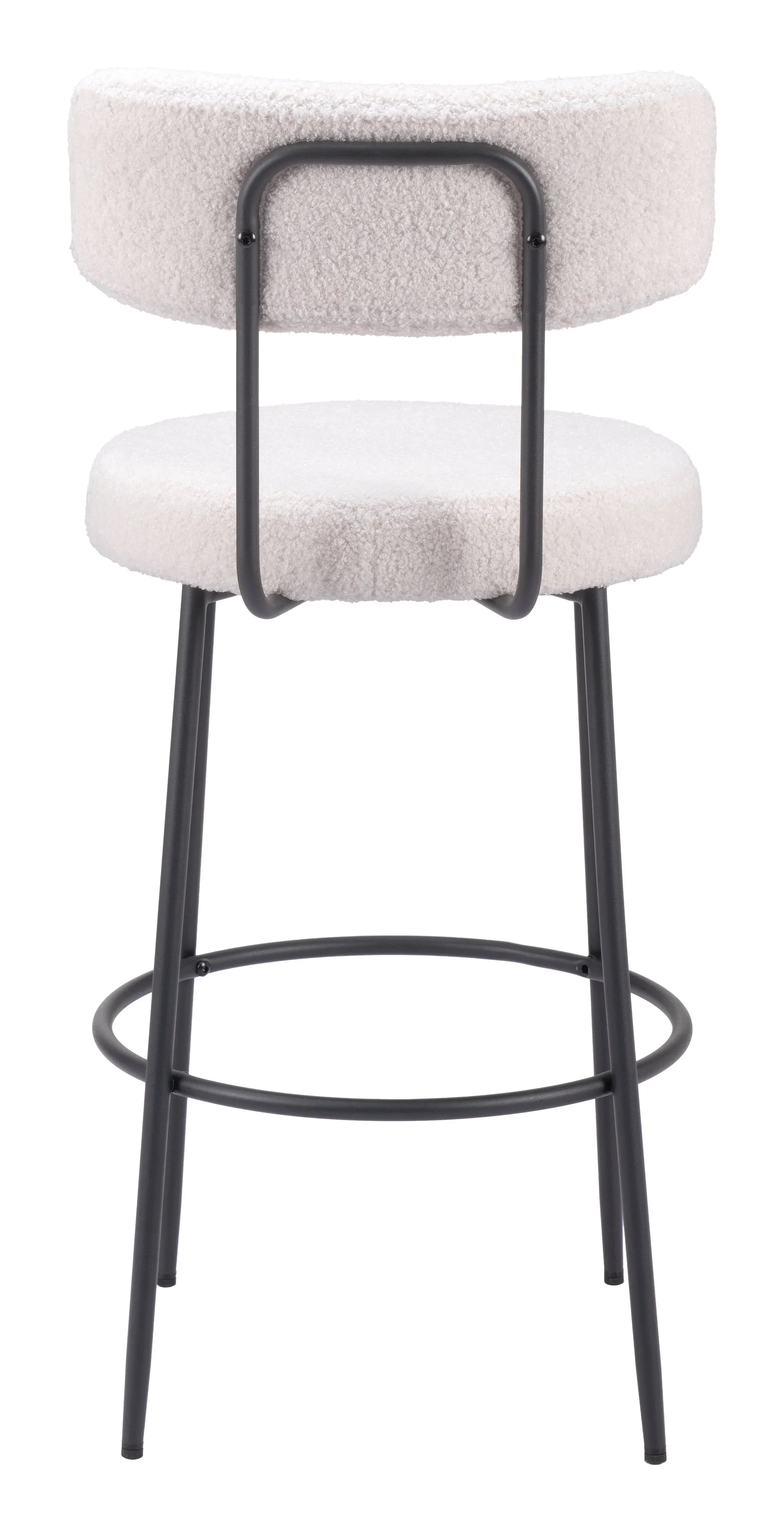 Blanca Barstool (Set of 2) Ivory - Image 5