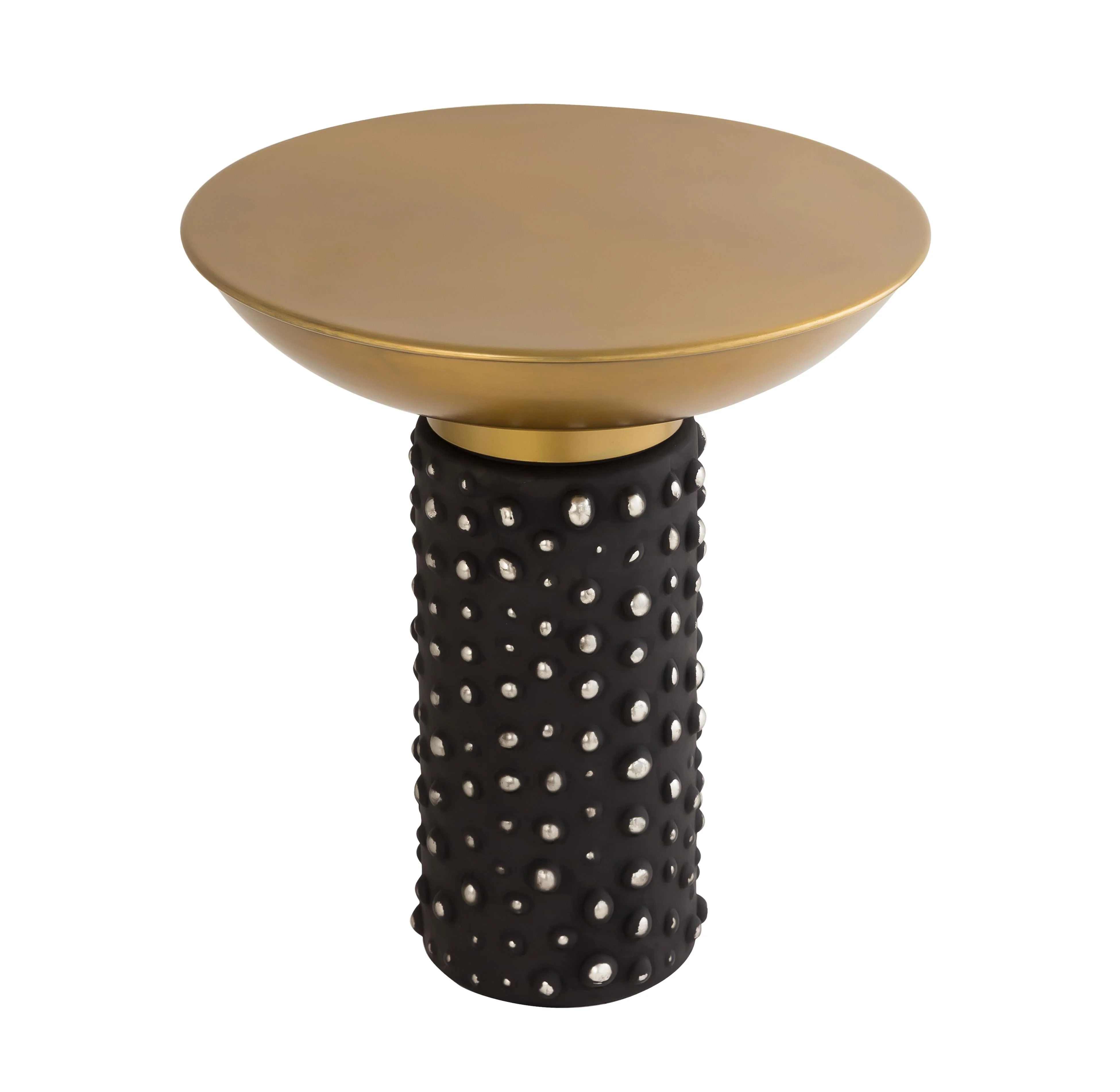 Blaze Glass/Brass Side Table - Image 4