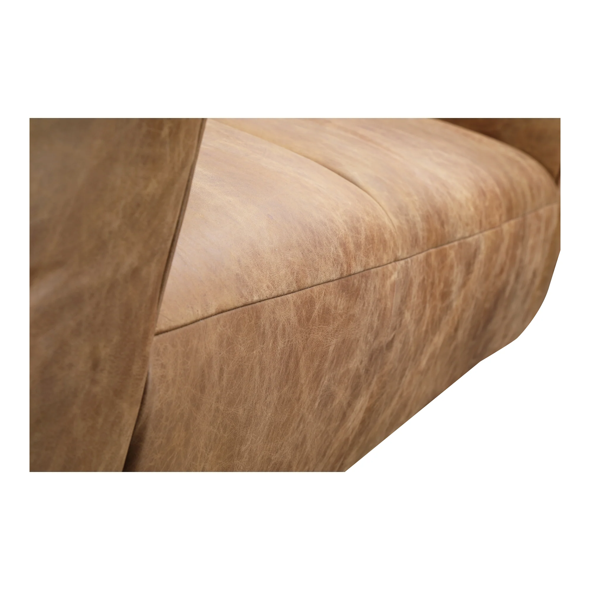 Bolton Sofa Open Road Brown Leather - Image 8
