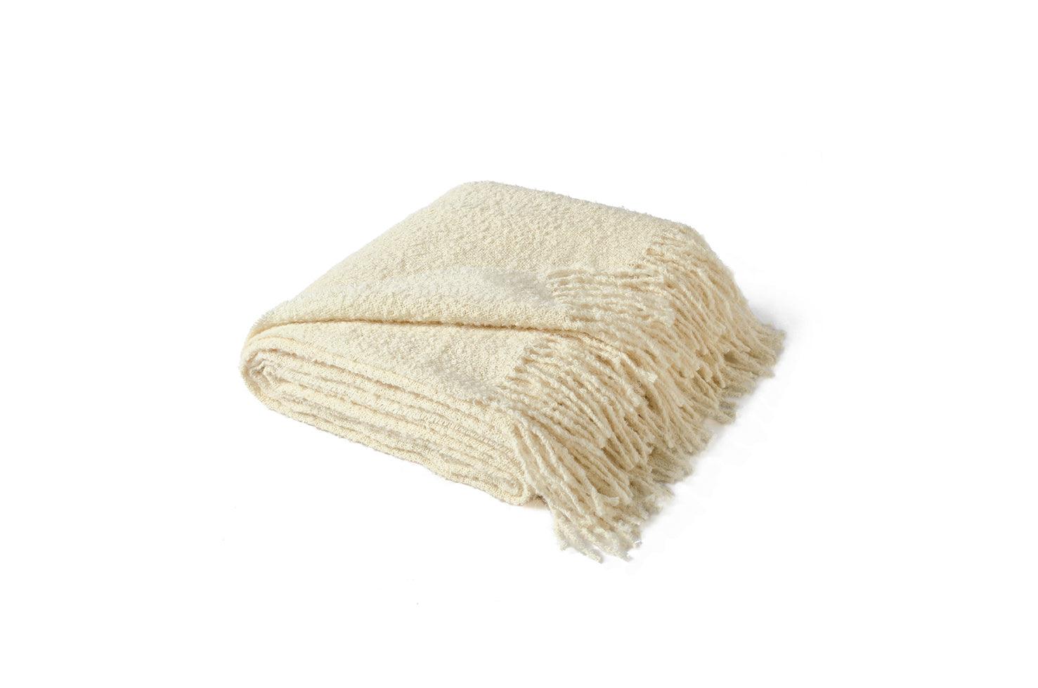Boucle Baby Alpaca Throw - Image 5