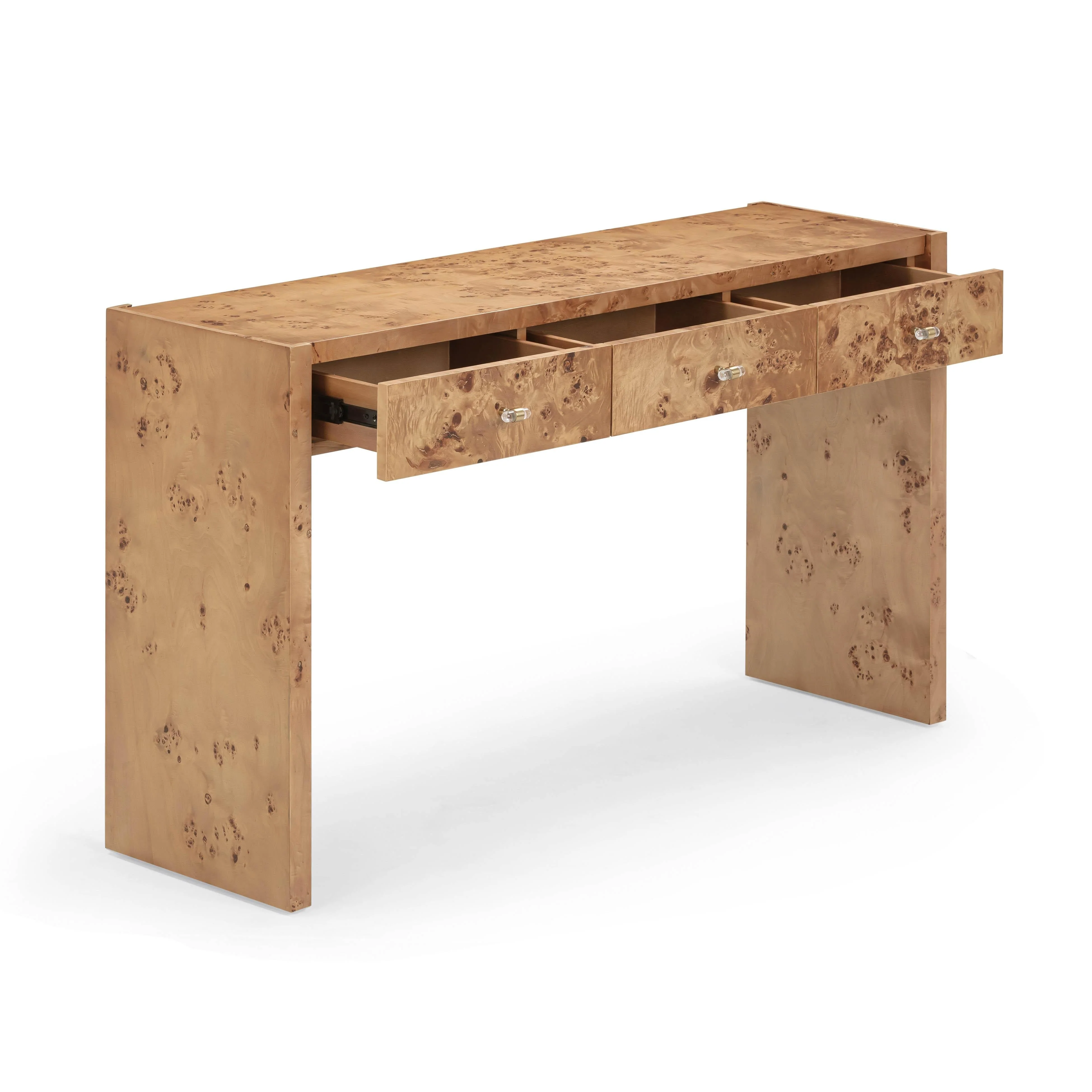 Brandyss 54" Burl Console Table - Image 10