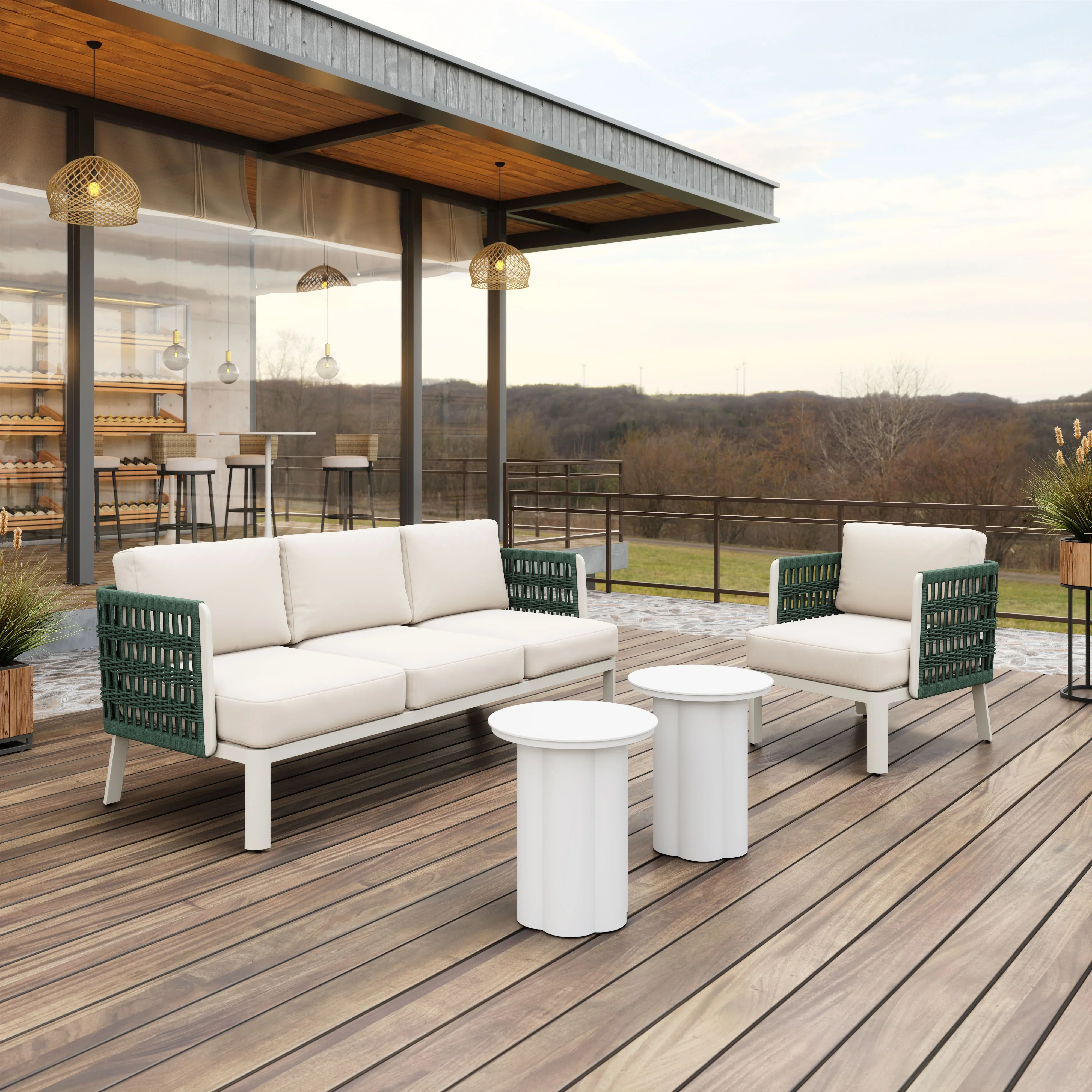 Bridgehampton Sofa White - Image 3