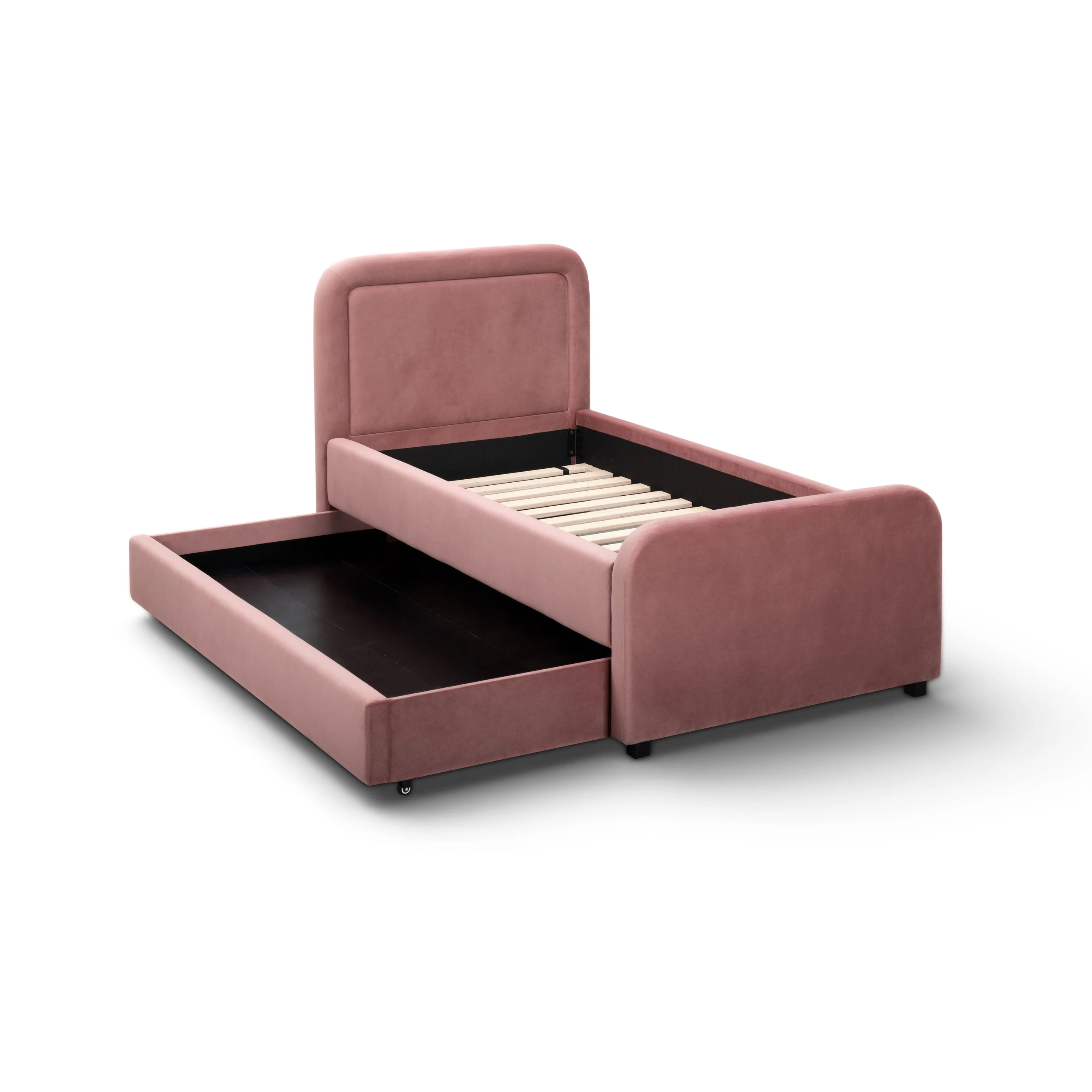 Briella Performance Velvet Trundle Bed in Twin - Image 10