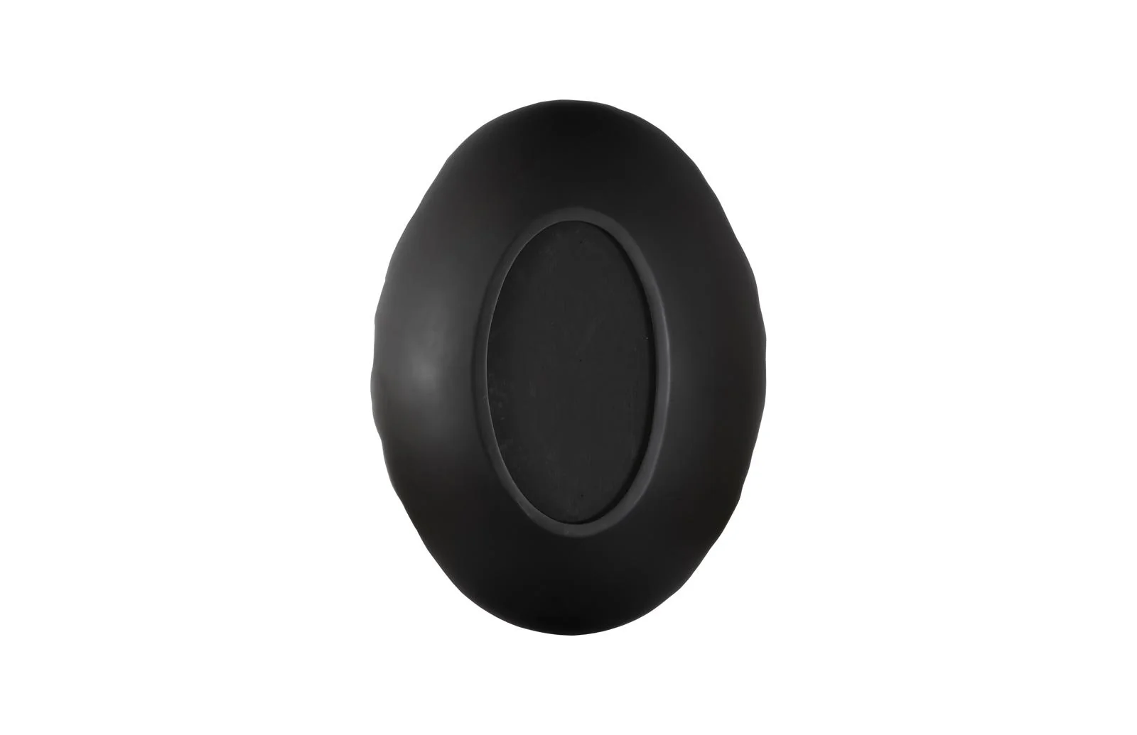 Broken Egg Mirror, Black and Gold Leaf - Image 3