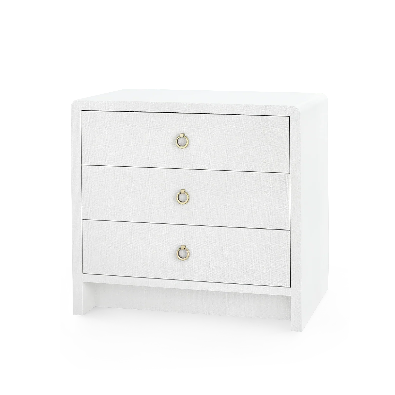 Bryant Linen 3-Drawer Side Table - Image 7