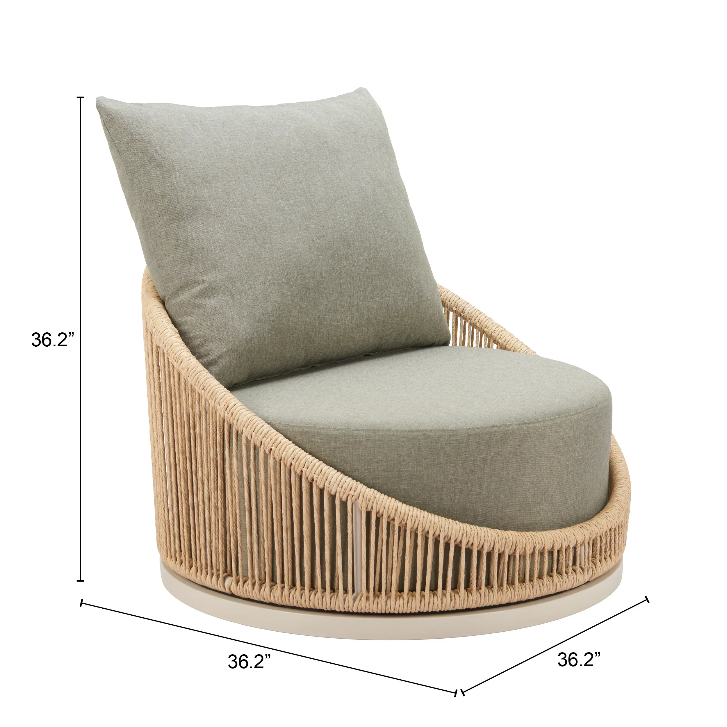 Cabana Swivel Chair - Image 4