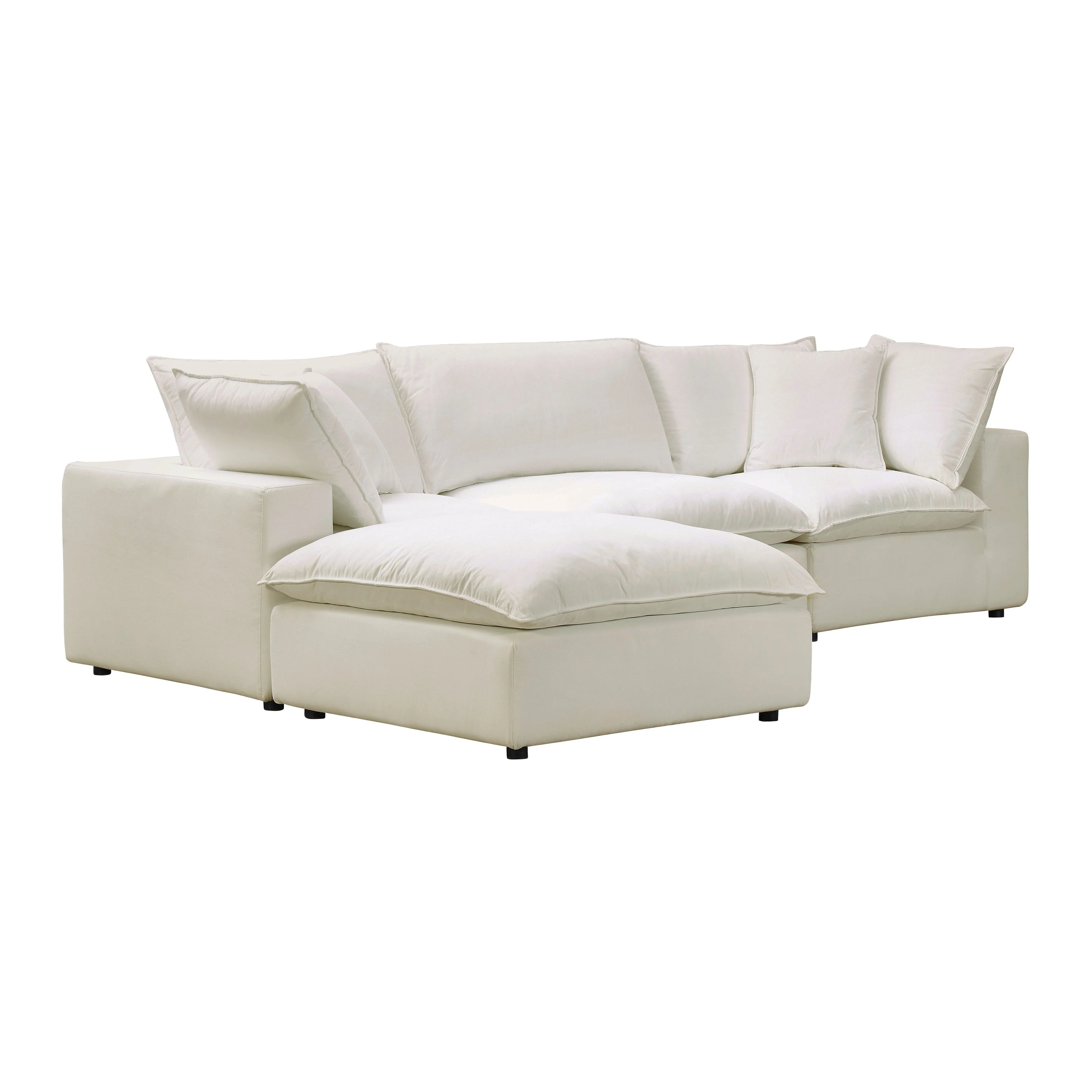 Cali Performance Fabric Ottoman - Image 15
