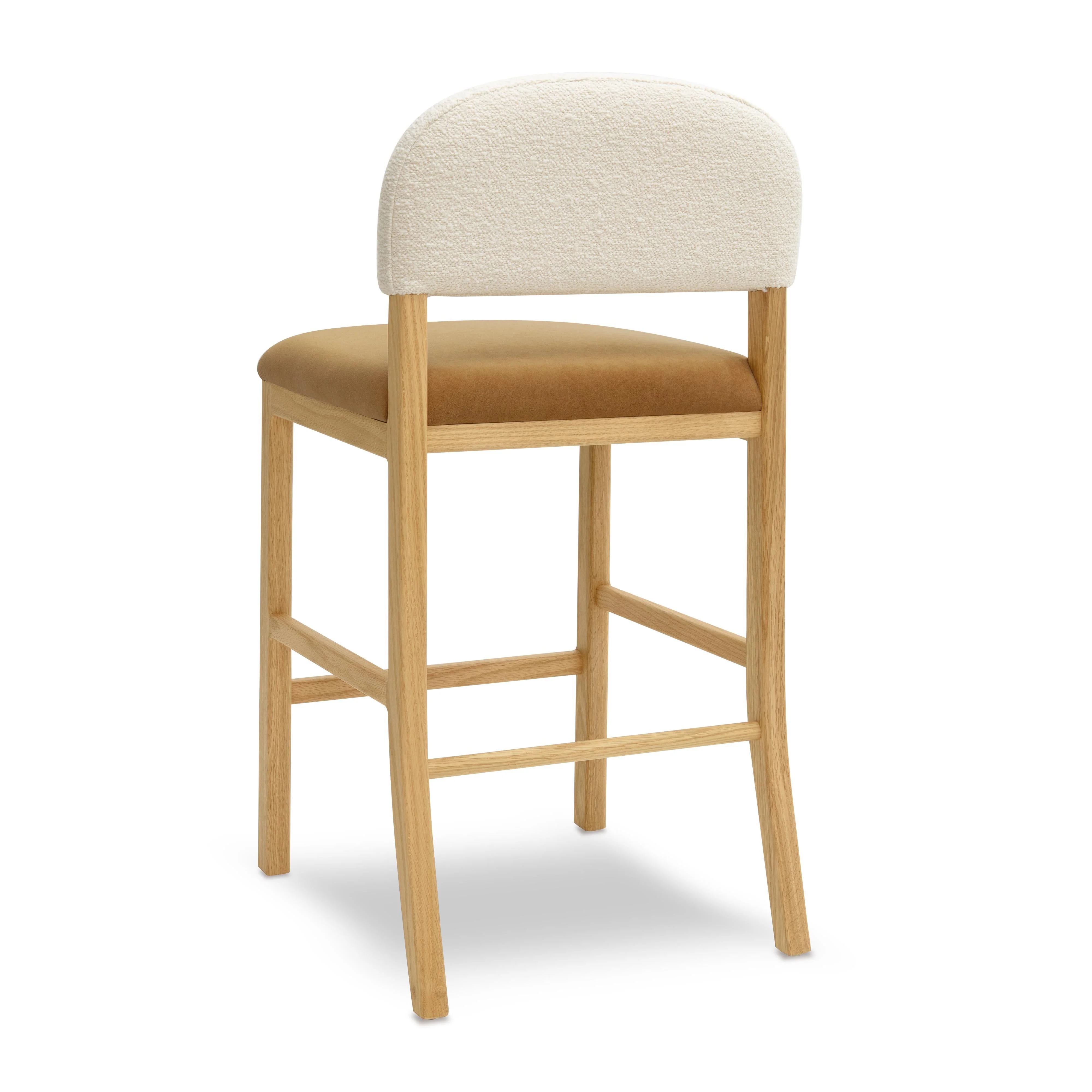 Calla Performance Velvet Counter Stool - Image 10