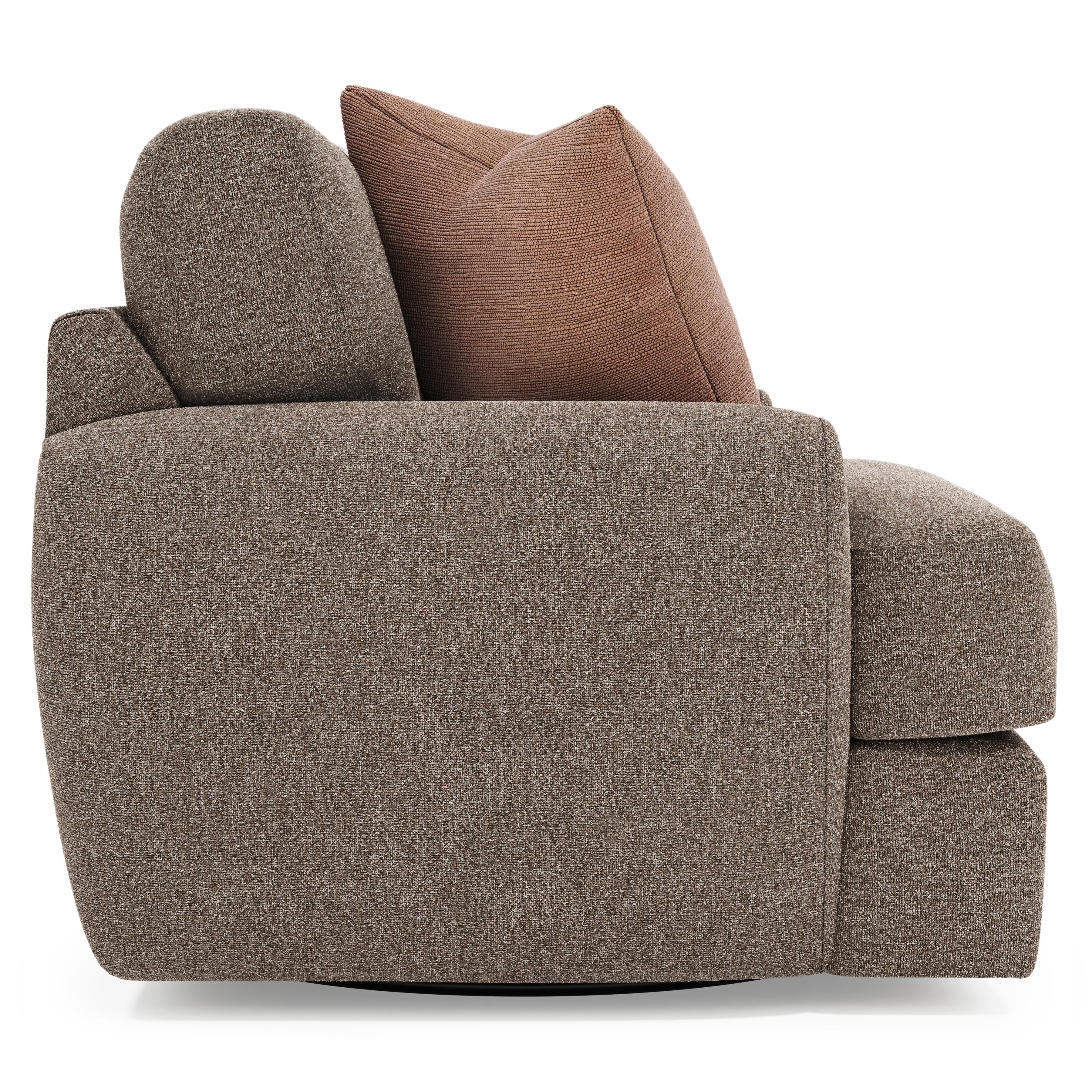 Cameron Fabric Swivel Chair - Image 3