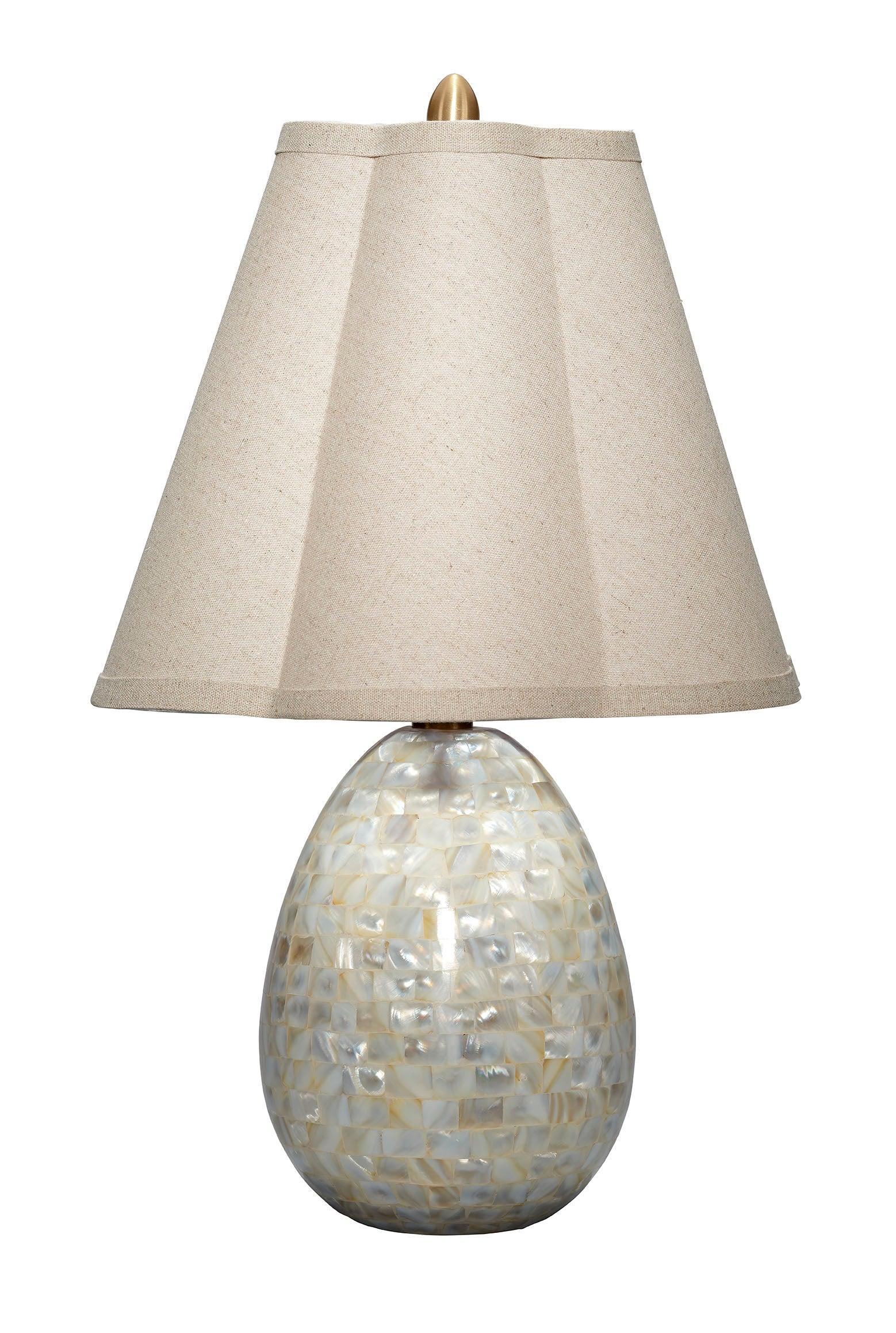Capsule Table Lamp with Linen Shade - Image 3