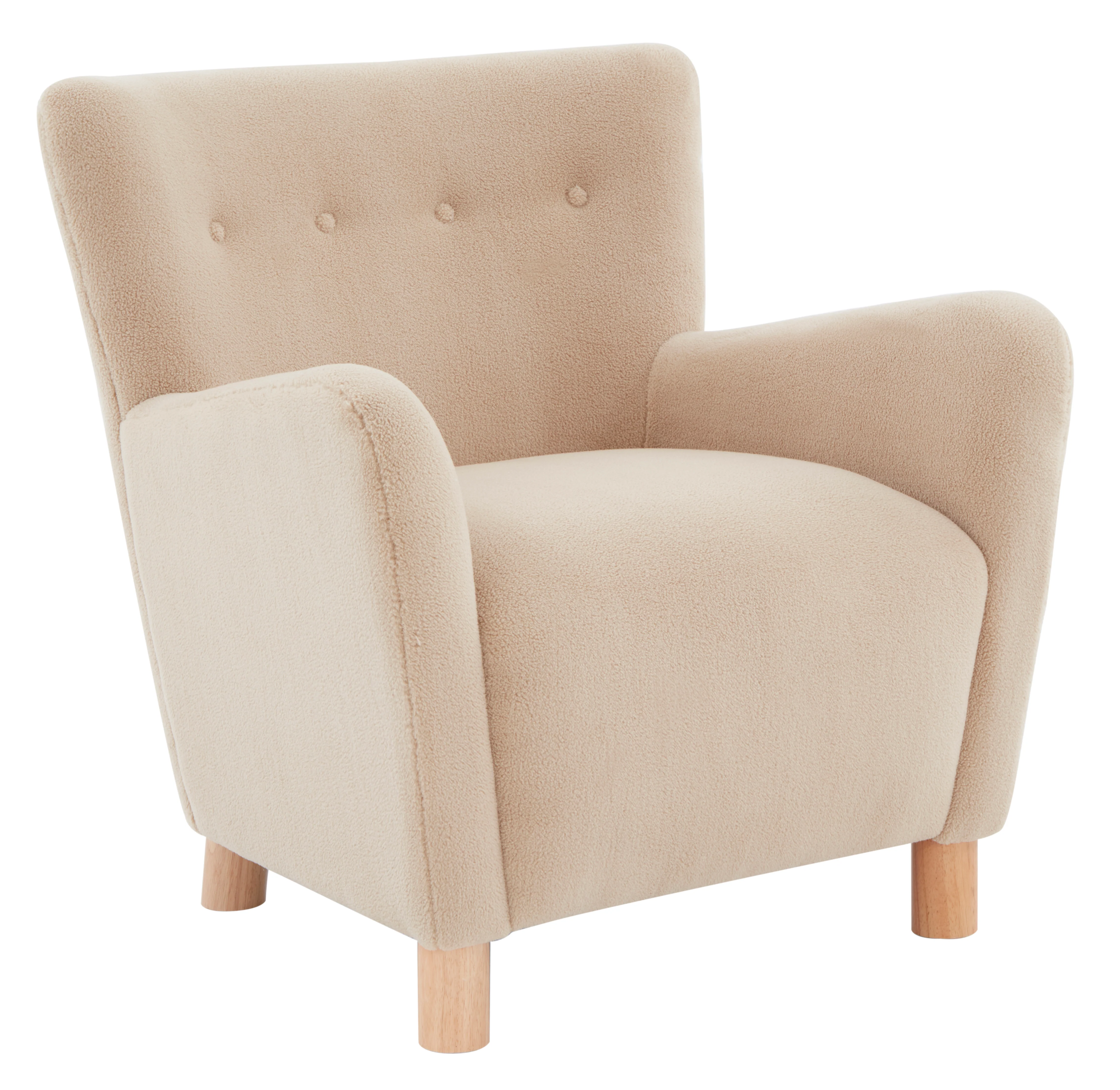 Carey Faux Shearling Chair - Image 4