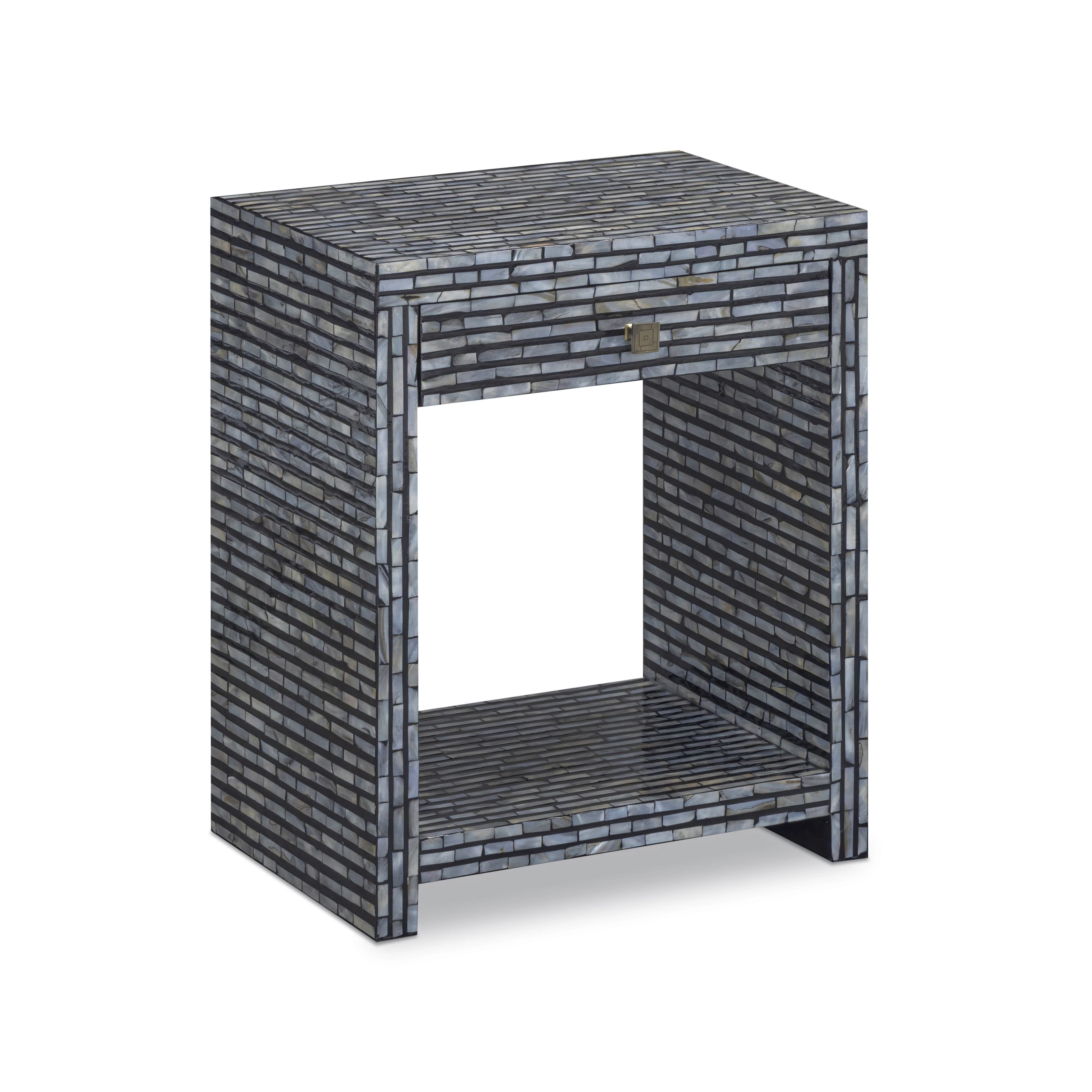 Cassis 20" Mother of Pearl 1-Drawer Nightstand - Image 3