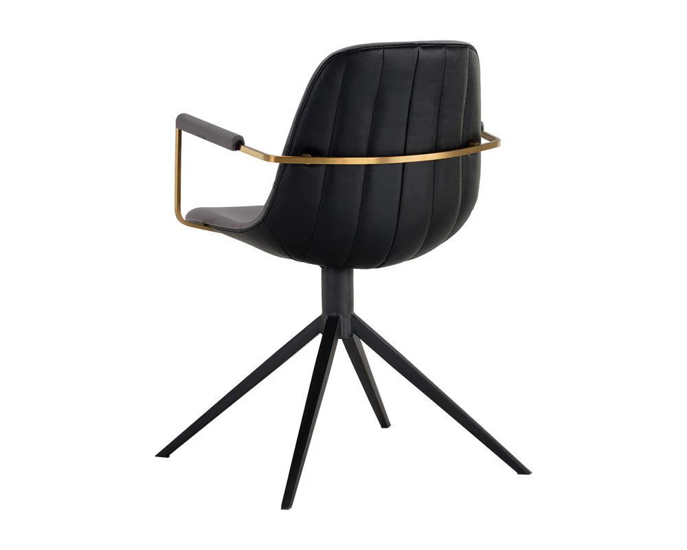 Cassius Swivel Dining Armchair - Image 12