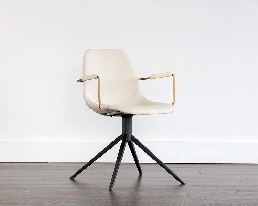 Cassius Swivel Dining Armchair - Image 6