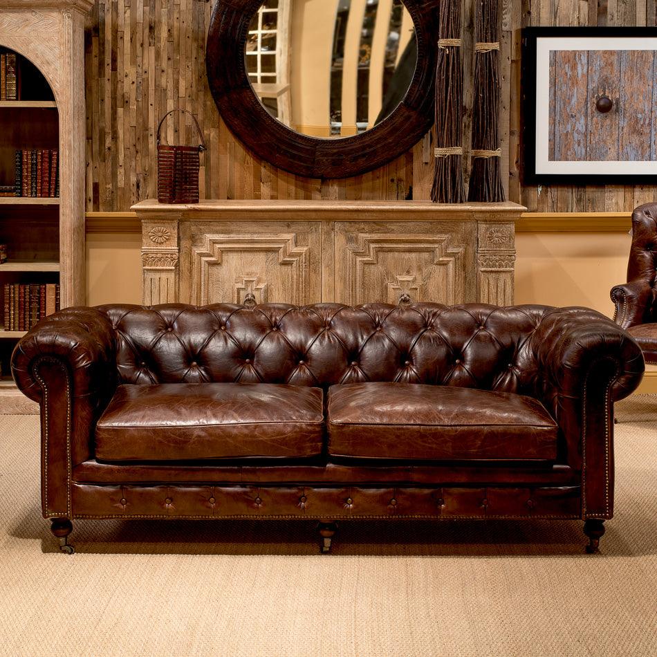 Castered Chesterfield Sofa - Image 2